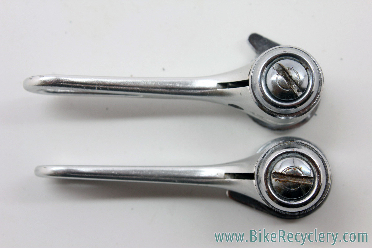 Mavic SSC Downtube Shifters Silver RetroFriction (Simplex SLJ) MINT