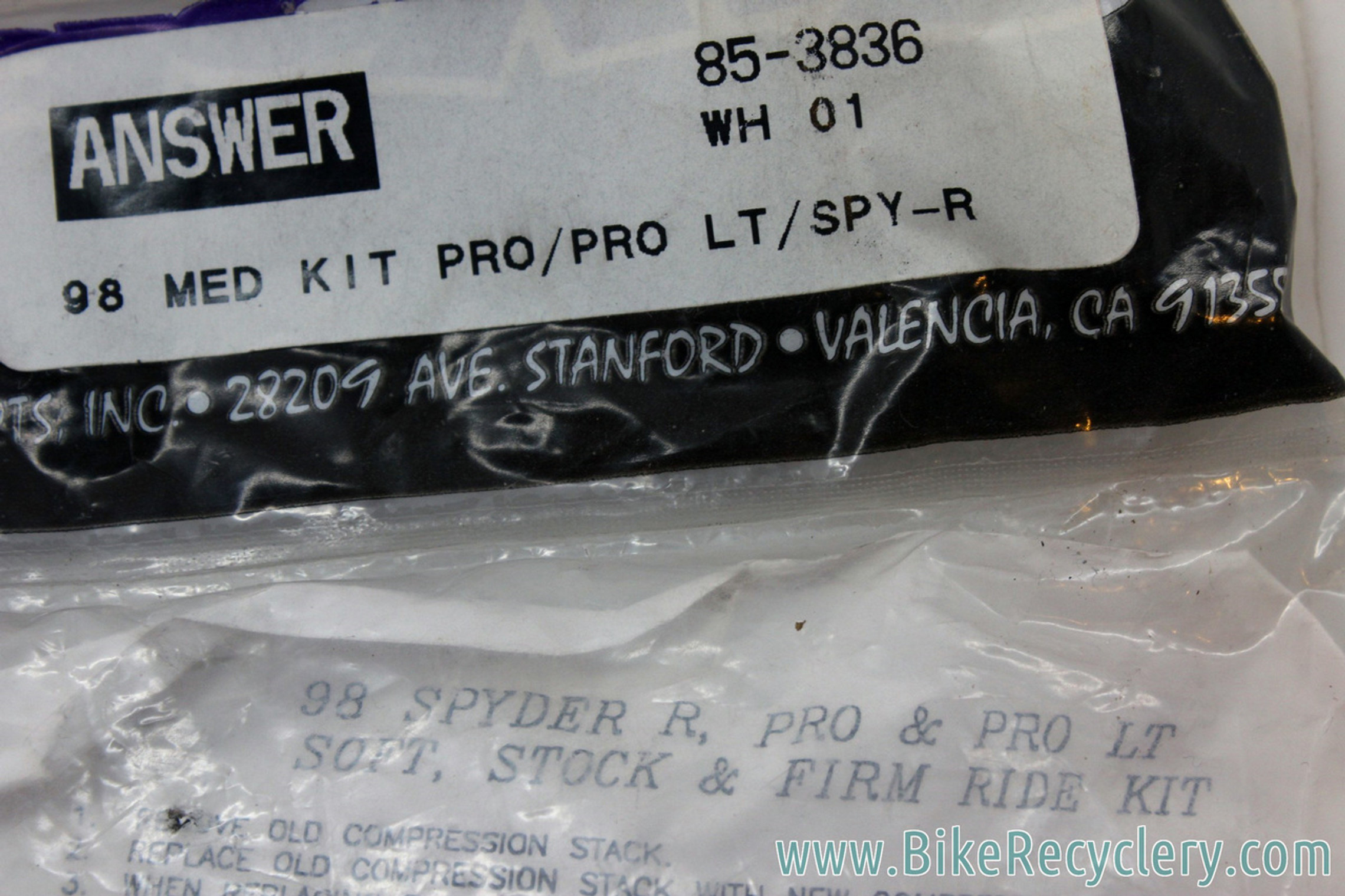 Vintage Manitou Elastomer Rebuild Kit: 1998 Pro / Pro LT / Spyder R ...