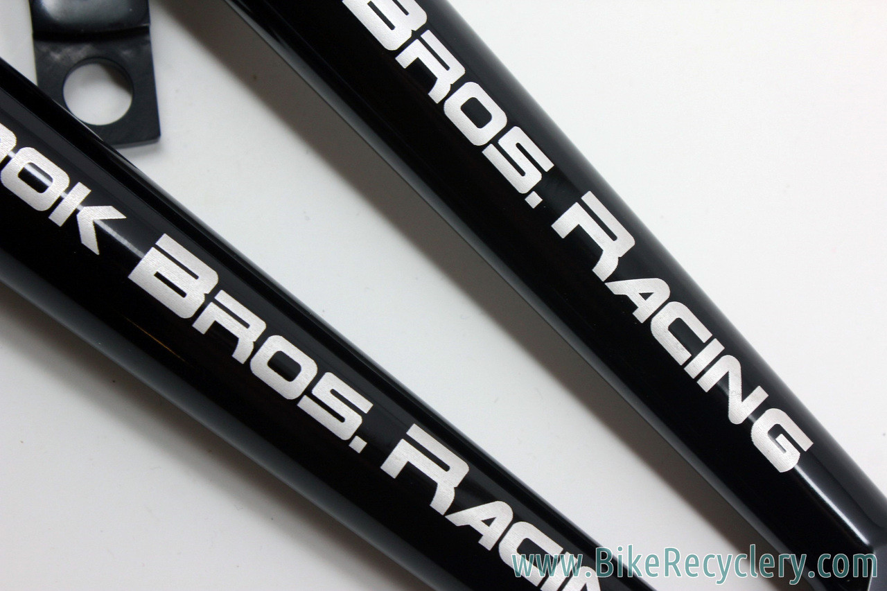 NOS Cook Bros Racing CBR Crank Arms: Black - 181mm - 110/58mm - Dust Caps - Chainring Bolts