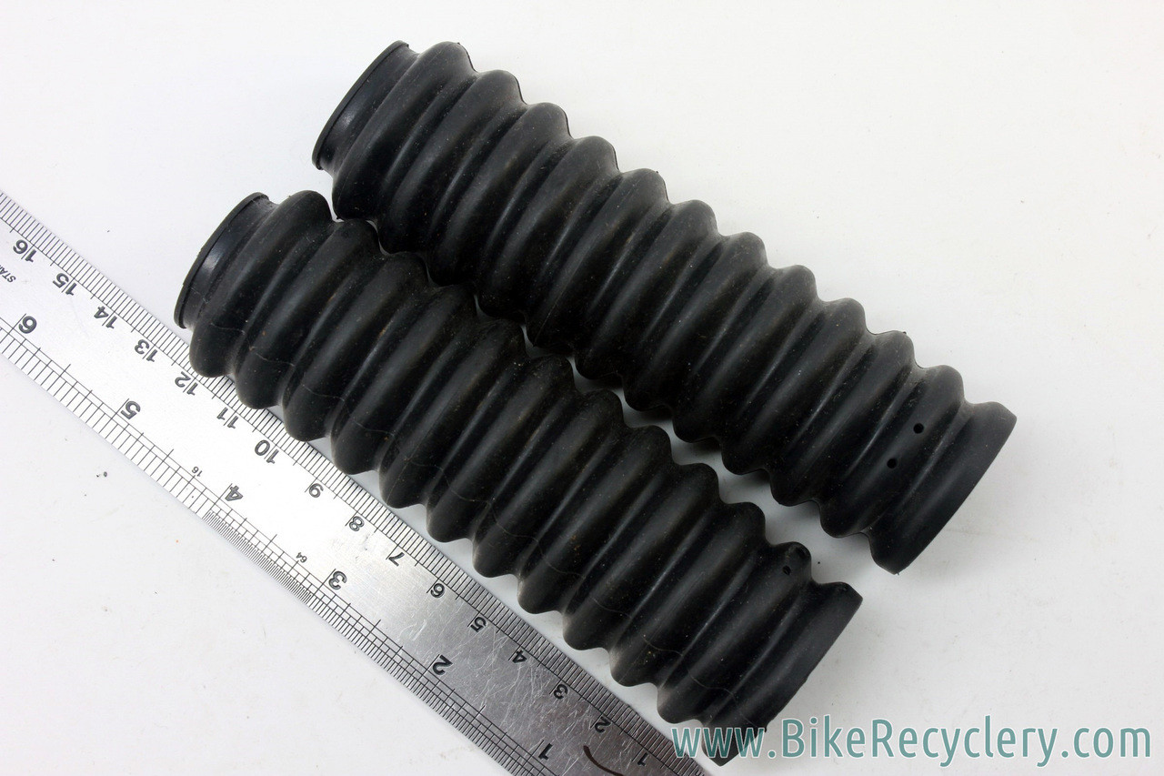 NOS Vintage Manitou Fork Boots Black 5" Long Bike Recyclery