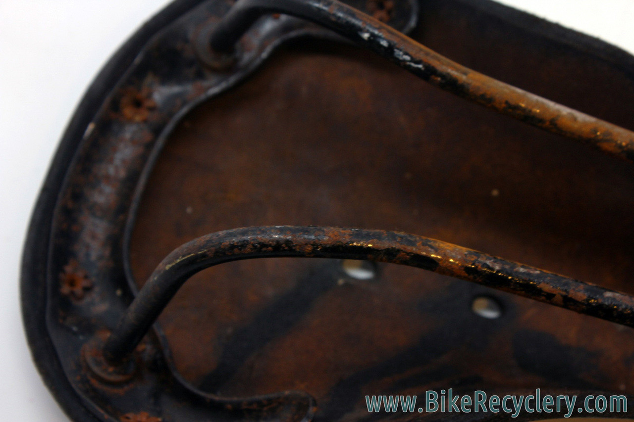 Vintage Ideale 80 saddle leather Made in France