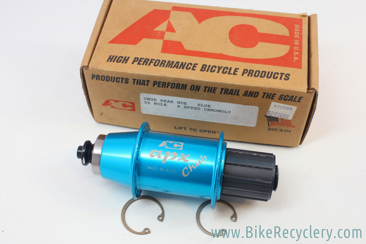 NIB/NOS Adventure Components AC Chub apx Rear Hub: 32H - Turquoise (FOR ...