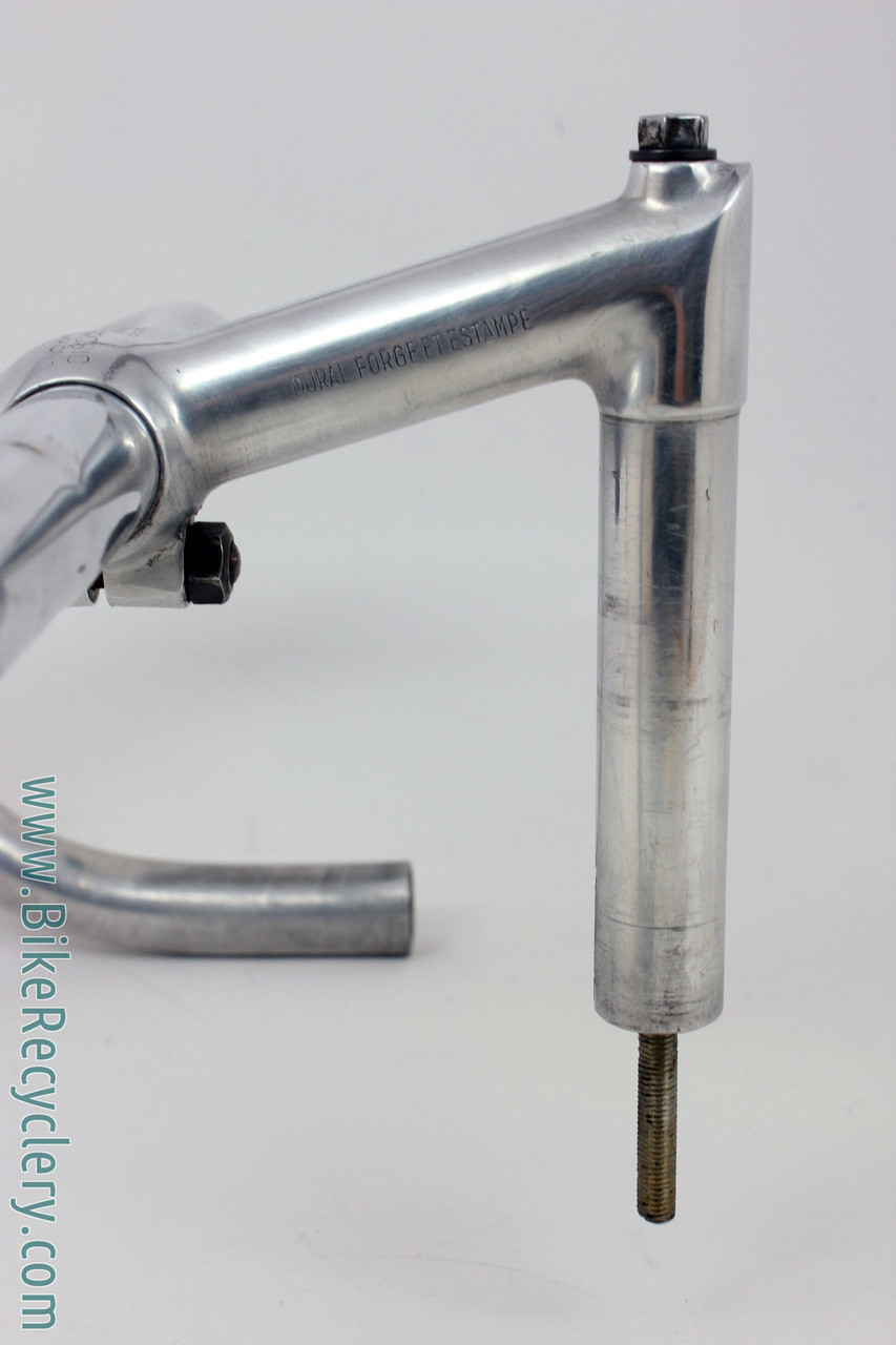 POTENCE ET GUIDON AMBROSIO CHAMPION DU MONDE VINTAGE old bike vélo ancien alu EUR 96,00 - FR