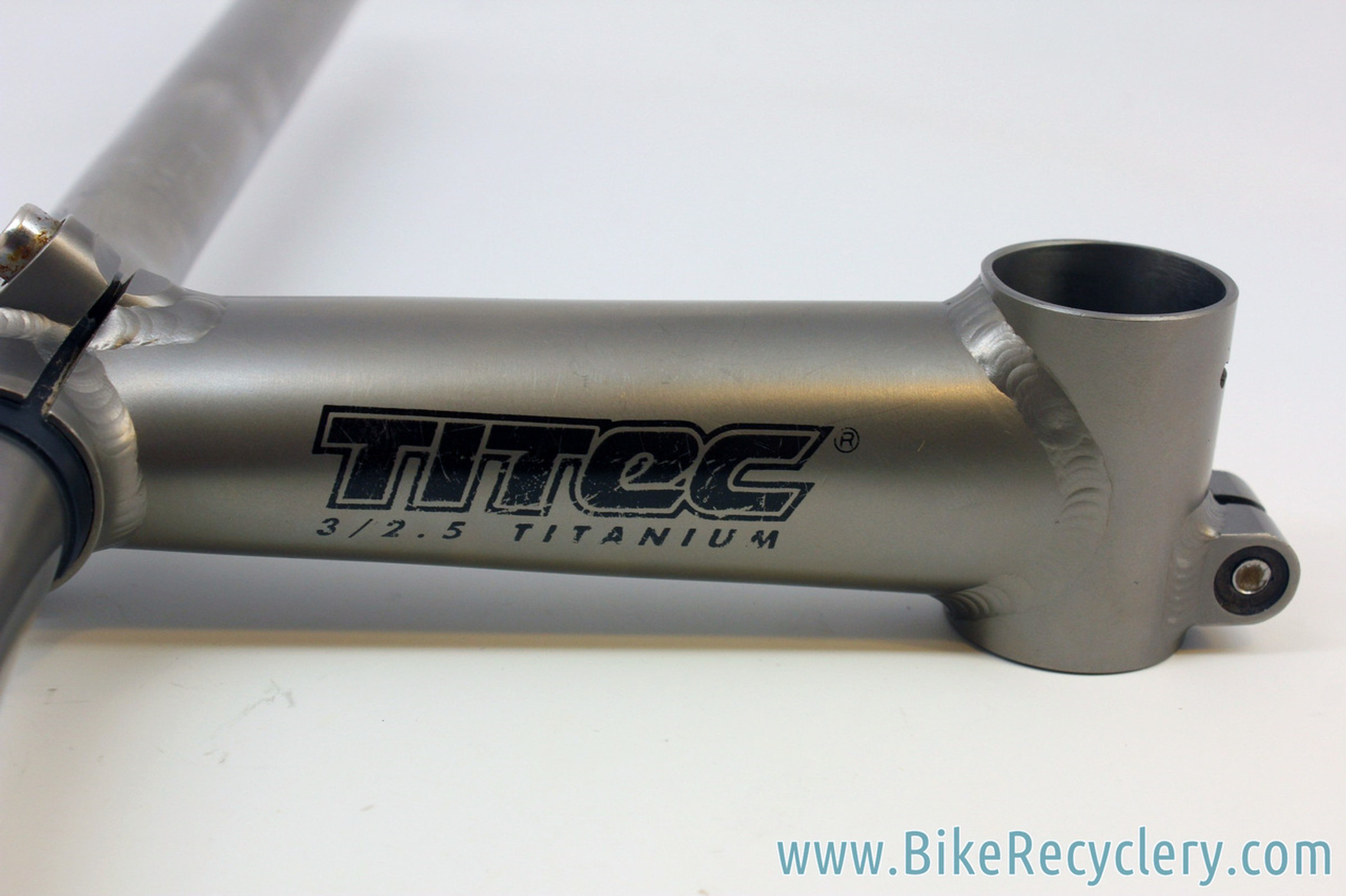 Titec Titanium Threadless Stem & Ti Handlebar: 1990's - 1 1/8 