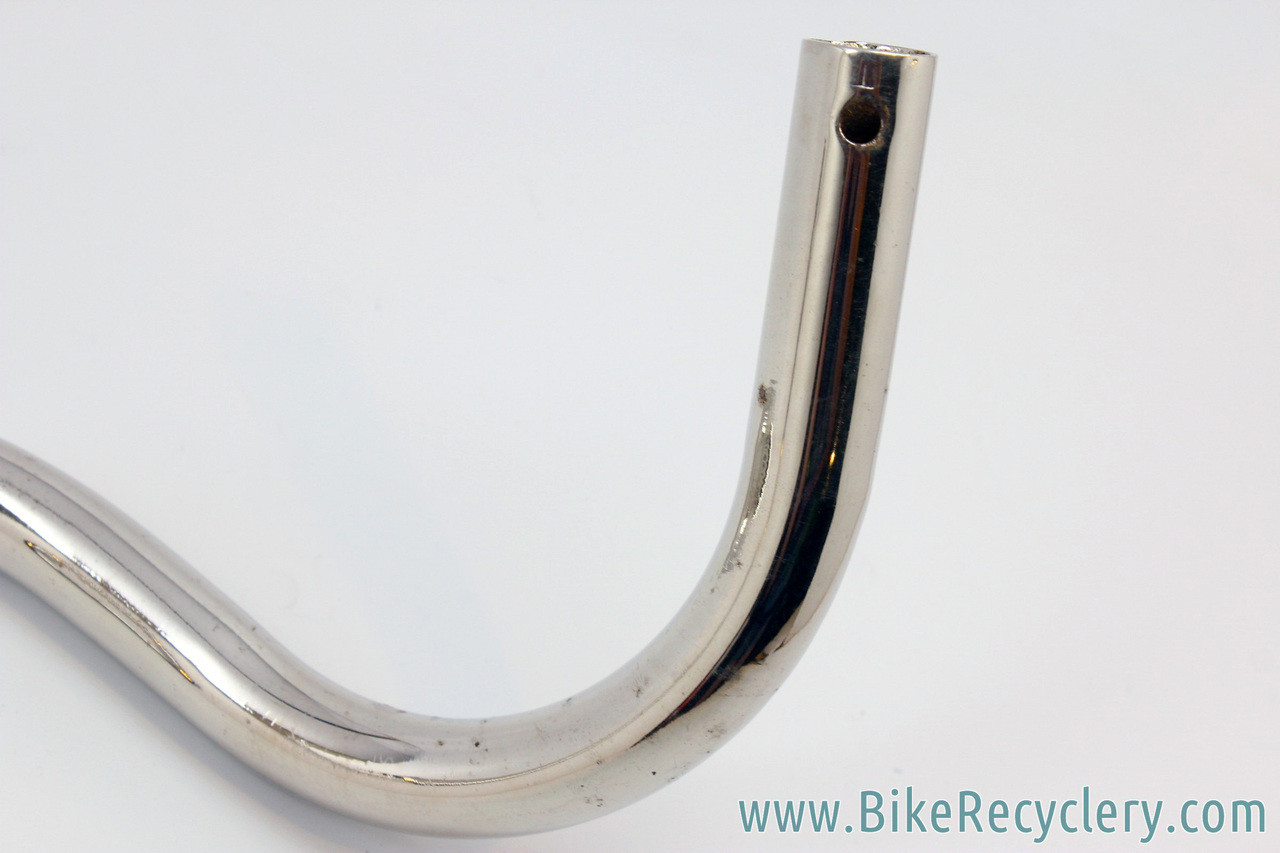 Torrington Major Taylor Lauterwasser Racing Handlebar: 1920's 1930's Path Racer - Lux Chrome Steel - VERY RARE (Near Mint!)