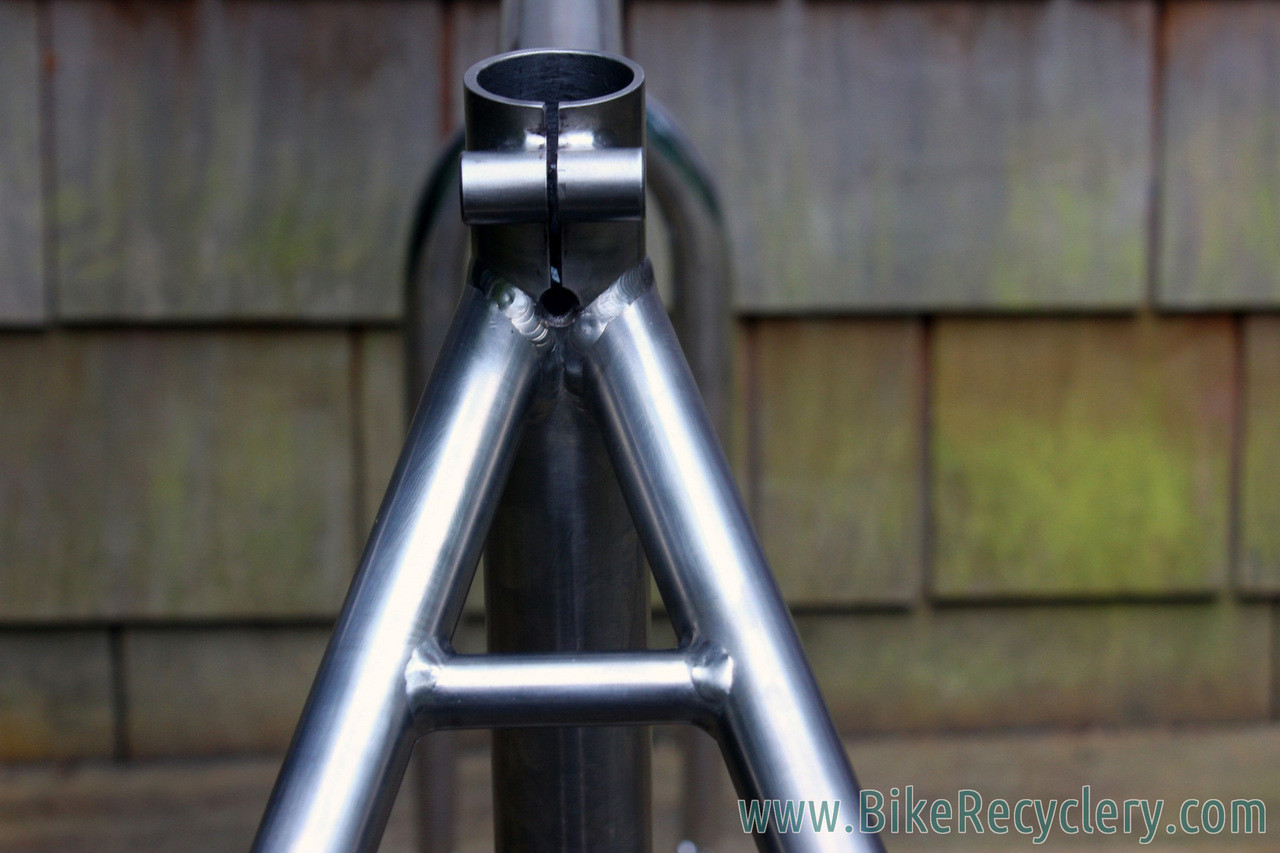 1987 Merlin Titanium Mountain Bike Frame: Welded By Gary Helfrich! Grease Guard BB - U Brake - Small/Medium