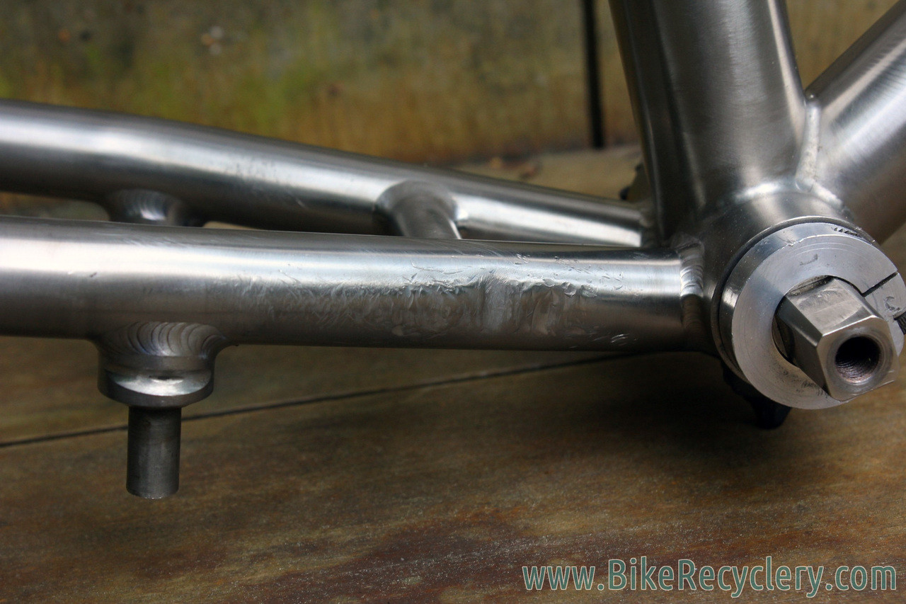1987 Merlin Titanium Mountain Bike Frame: Welded By Gary Helfrich! Grease Guard BB - U Brake - Small/Medium