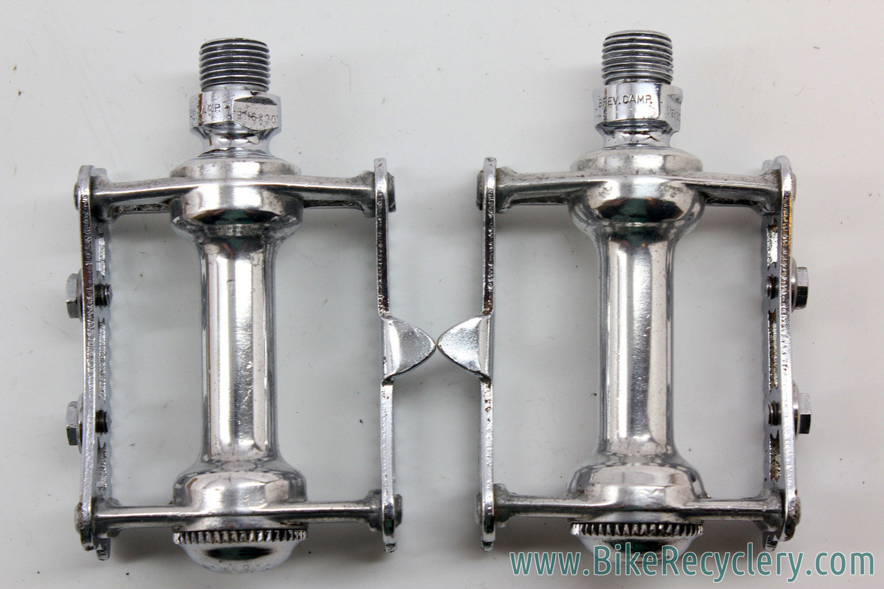 Campagnolo Record Pista Con Denti Pedals: 1038/1 - 1960's (Near