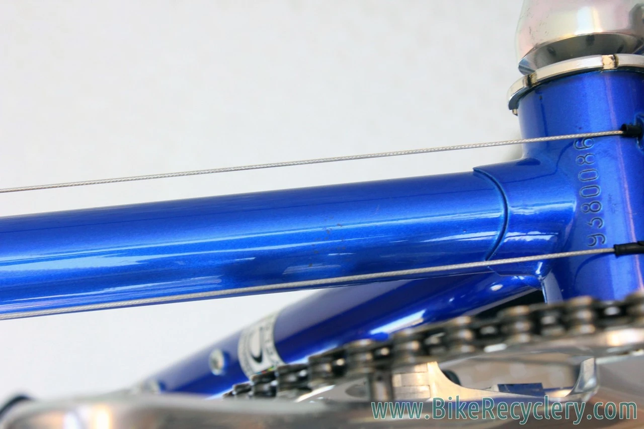 3Rensho Road Custom Show Bike: 55.5cm - Super Record Chrome Fork - Blue/Yellow - FULL Dura Ace 7402 8sp STI (Near MINT <200 mi)