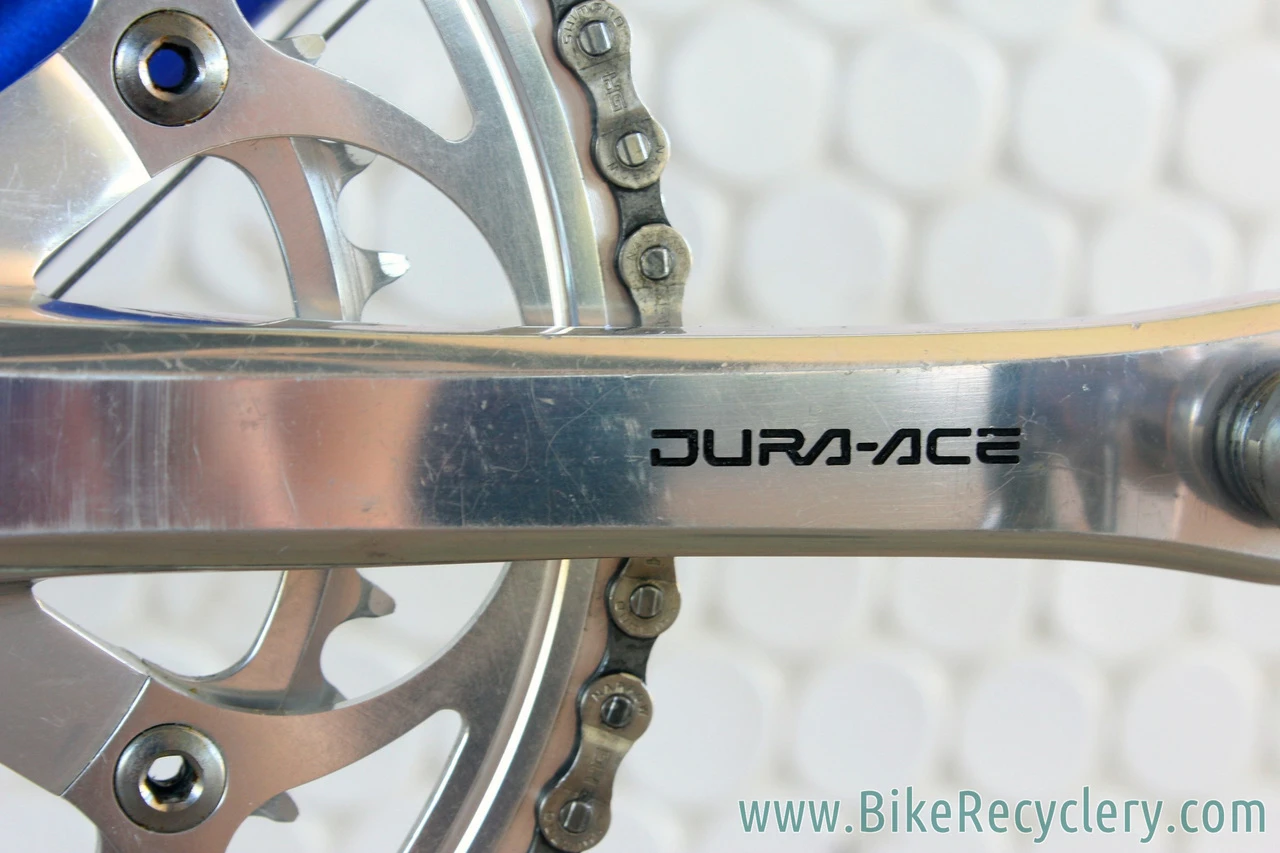 3Rensho Road Custom Show Bike: 55.5cm - Super Record Chrome Fork - Blue/Yellow - FULL Dura Ace 7402 8sp STI (Near MINT <200 mi)