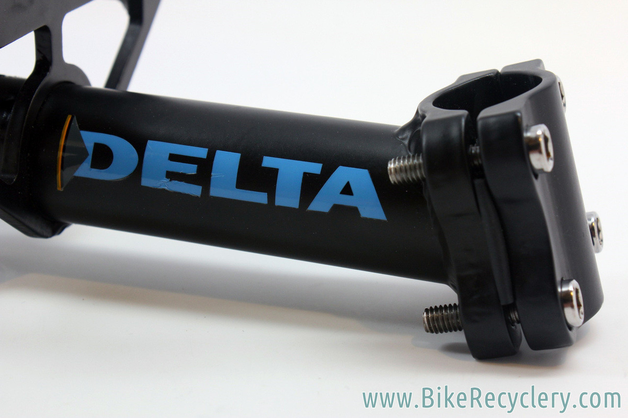Delta Beam Rear Pannier Rack: Seatpost Mount Clamp - Black - Bike Recyclery