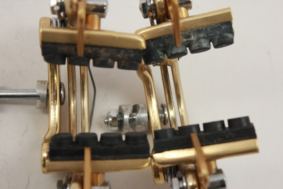 Mafac Competition GT GOLD Brakes & Levers, Centerpull NOS? - Bike