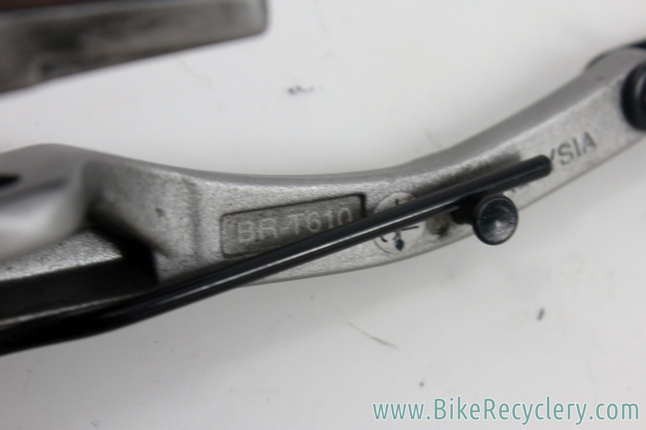 Shimano Deore BR-T610 Parallel Push V-Brake Set: Kool Stop Salmon