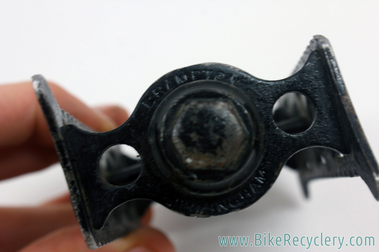 Brampton Racing Rat Trap Pedals: Pre-war 1920's 1930's - Black - RARE