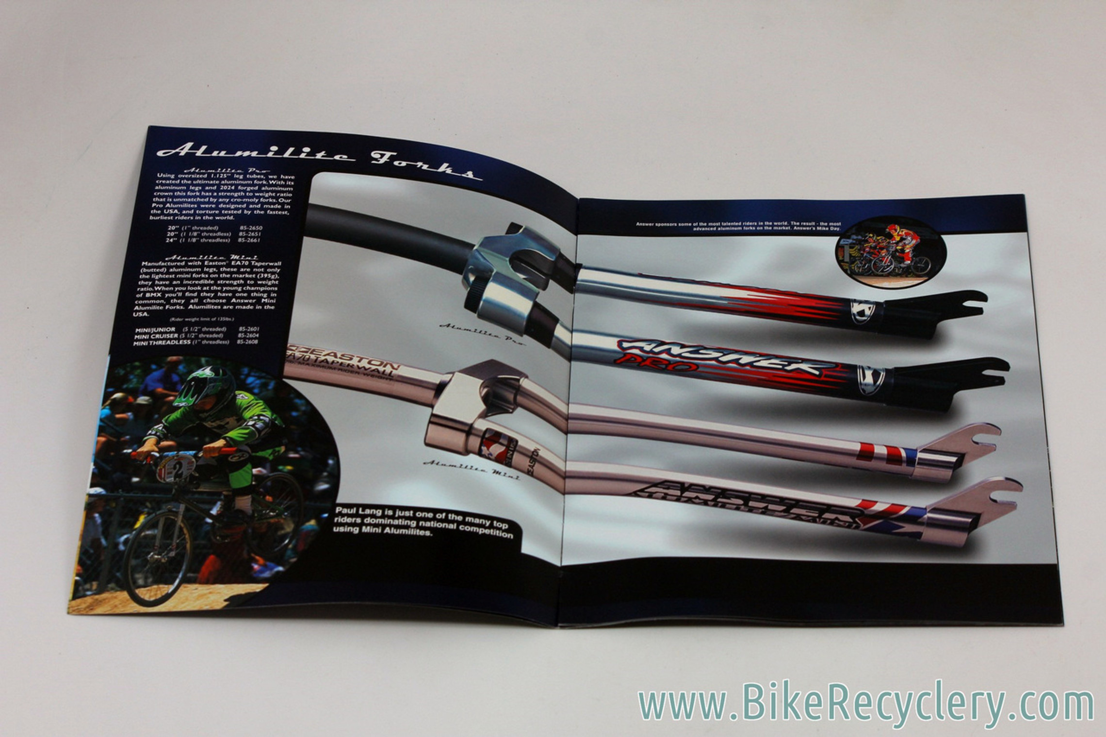 1999 Answer Manitou BMX Catalog