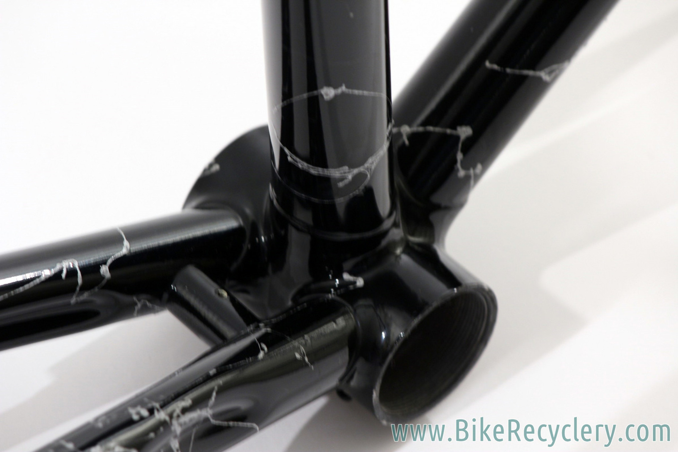 1975 Albert Eisentraut A-Frame(?) Road Frame: USA Built - Custom "Black Lightning" Paint - 48cm x 52cm - 120mm (Near Mint)