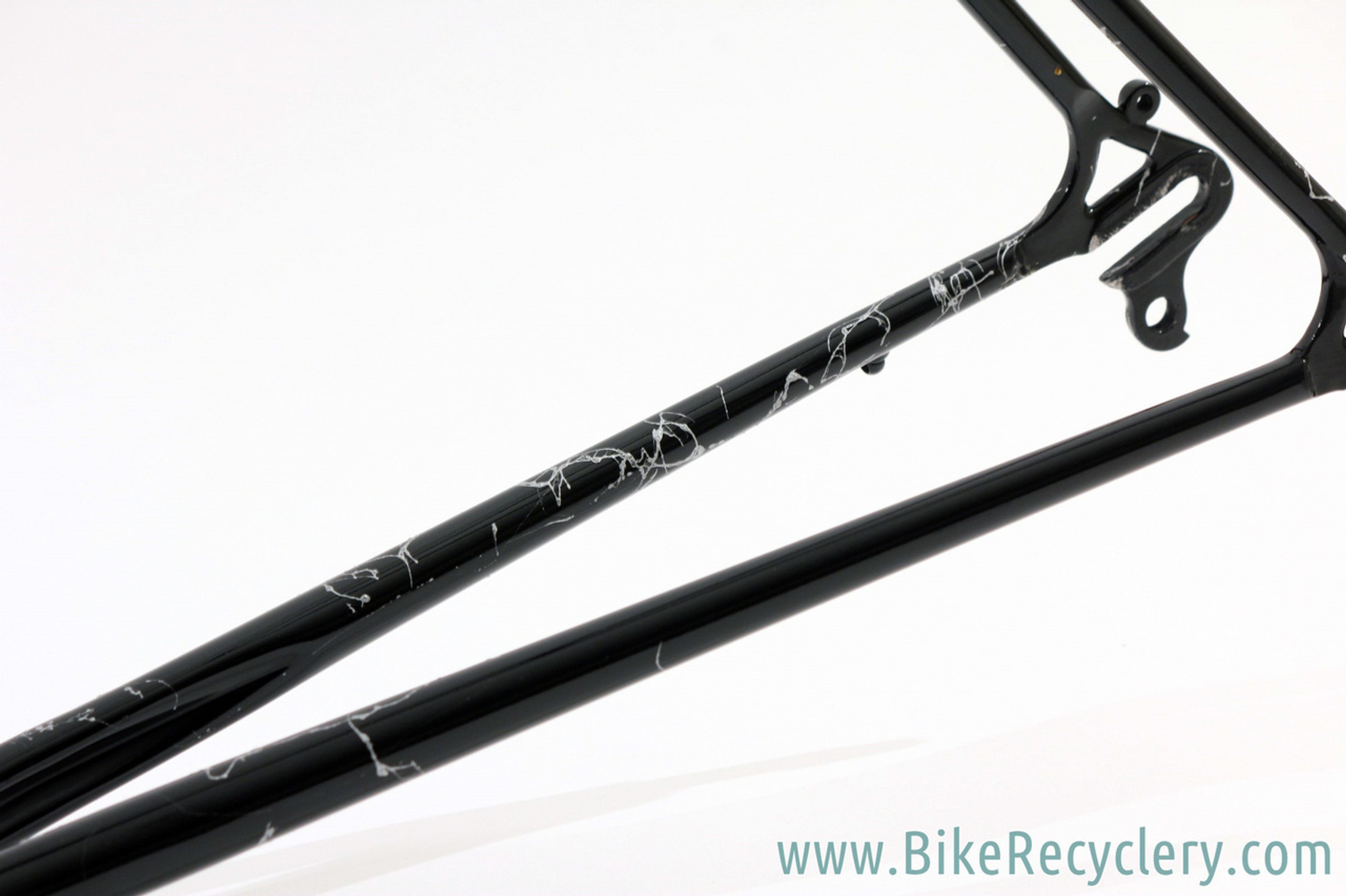 1975 Albert Eisentraut A-Frame(?) Road Frame: USA Built - Custom "Black Lightning" Paint - 48cm x 52cm - 120mm (Near Mint)