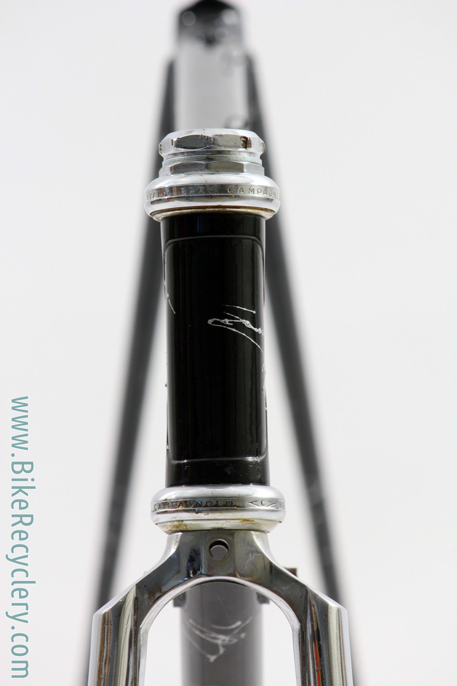 1975 Albert Eisentraut A-Frame(?) Road Frame: USA Built - Custom "Black Lightning" Paint - 48cm x 52cm - 120mm (Near Mint)