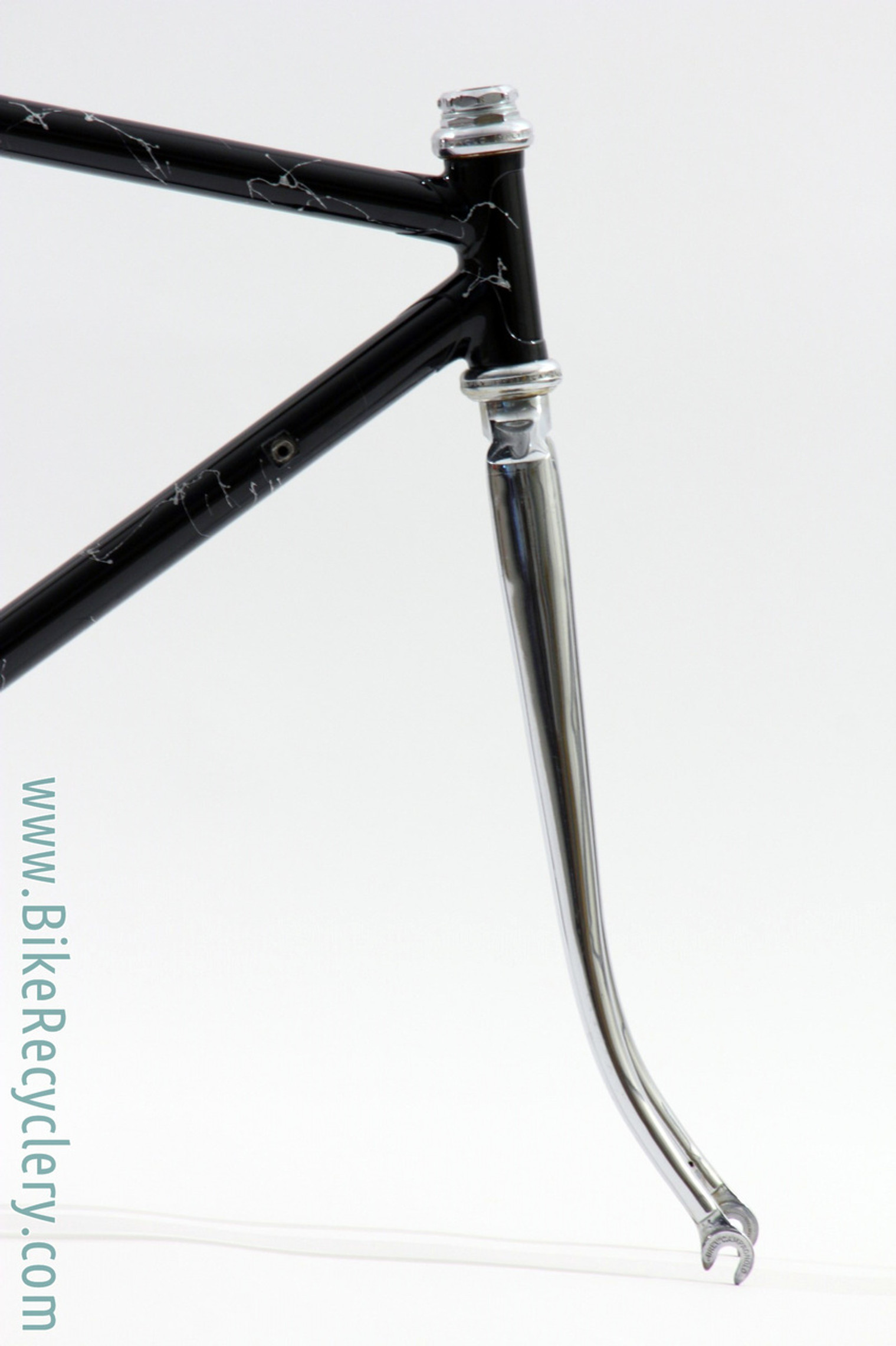 1975 Albert Eisentraut A-Frame(?) Road Frame: USA Built - Custom "Black Lightning" Paint - 48cm x 52cm - 120mm (Near Mint)