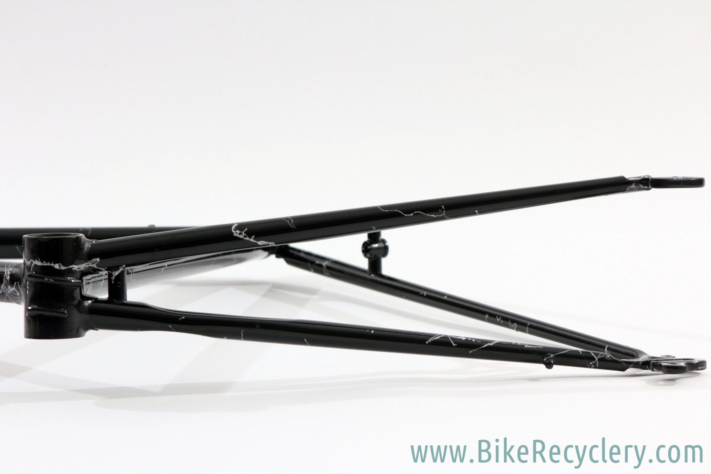 1975 Albert Eisentraut A-Frame(?) Road Frame: USA Built - Custom "Black Lightning" Paint - 48cm x 52cm - 120mm (Near Mint)