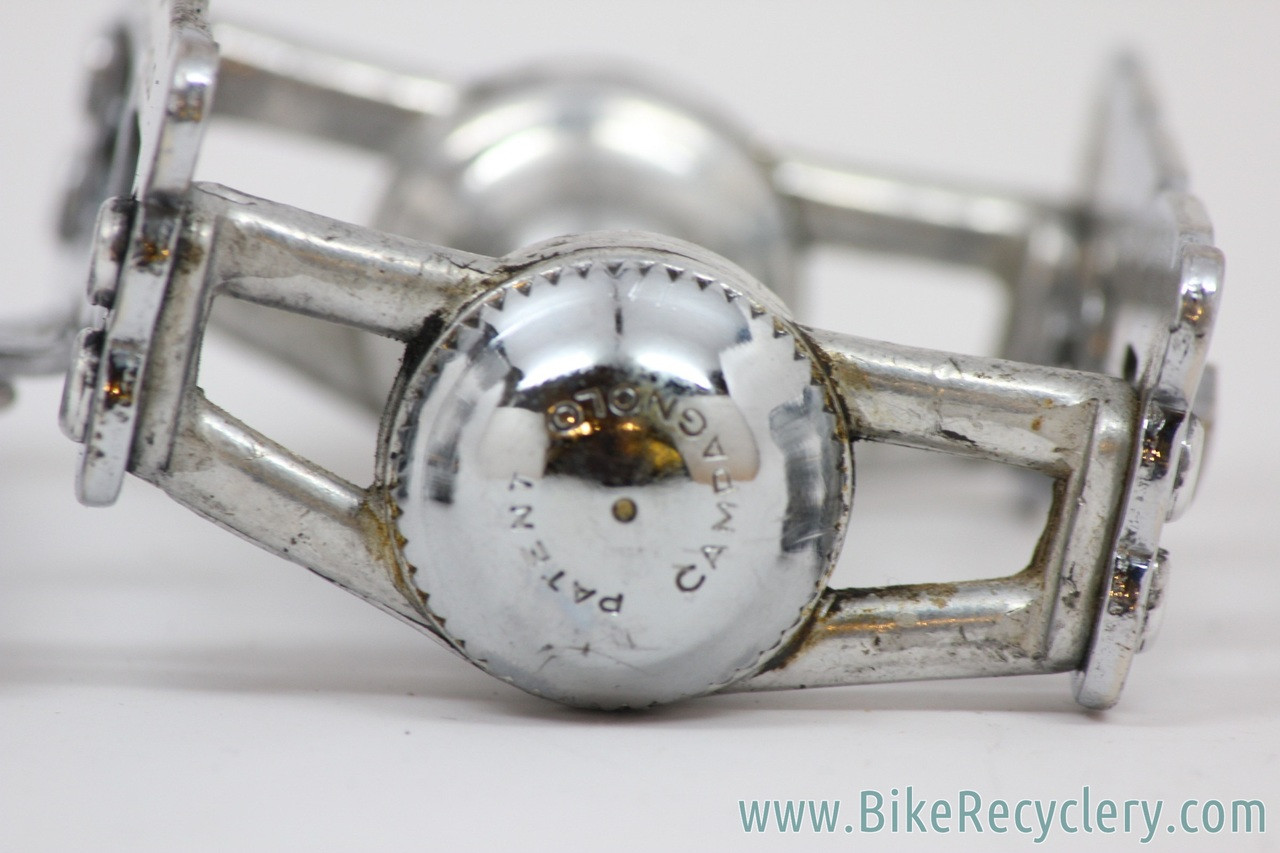 Campagnolo (Nuovo) Record SL Pista / Track Pedals: Silver (Near