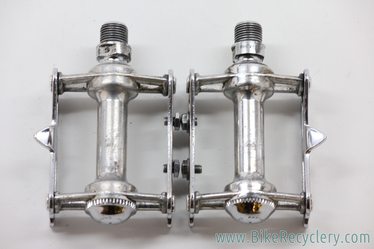 Campagnolo (Nuovo) Record SL Pista / Track Pedals: Silver (Near