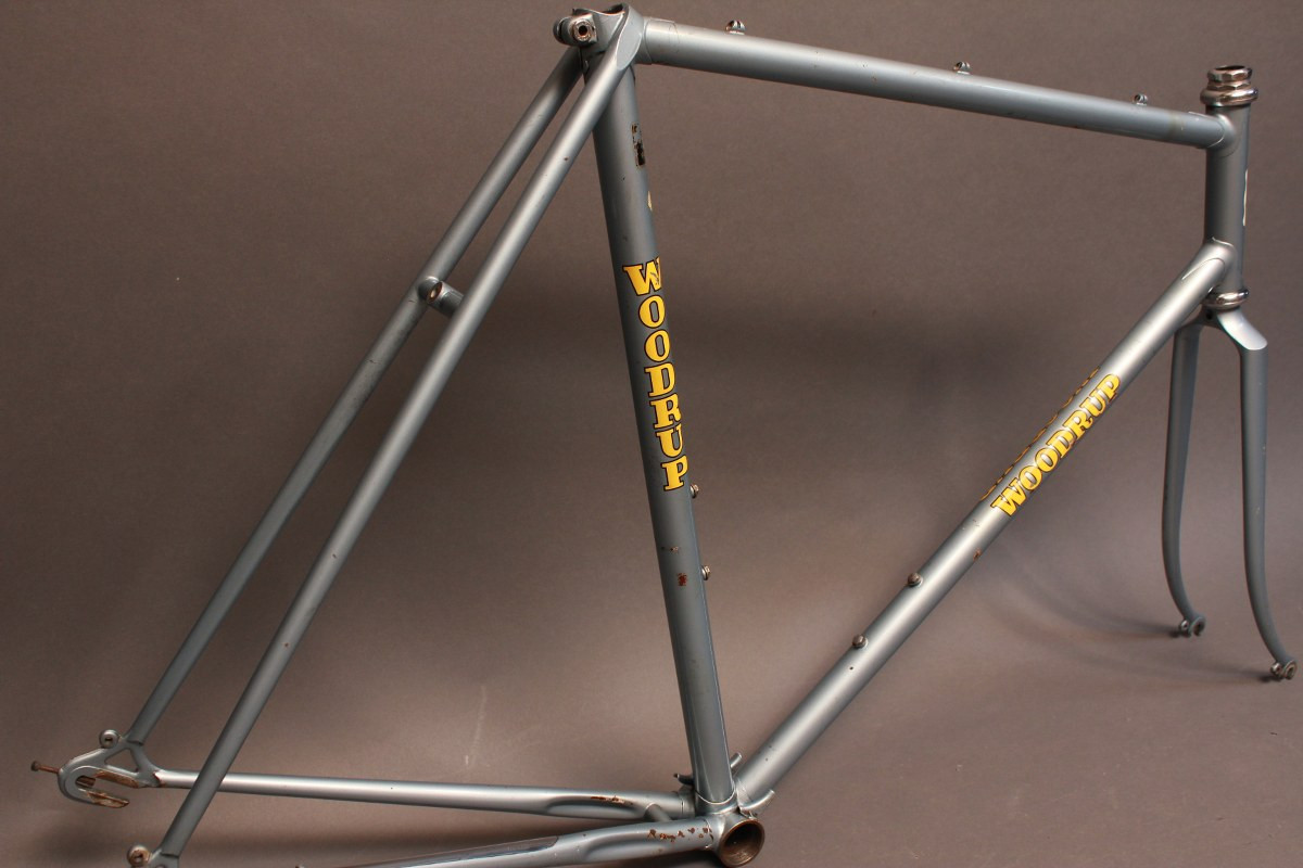 Vintage Woodrup Giro Touring Frame/Fork: 57cm, Record Headset Reynolds 531