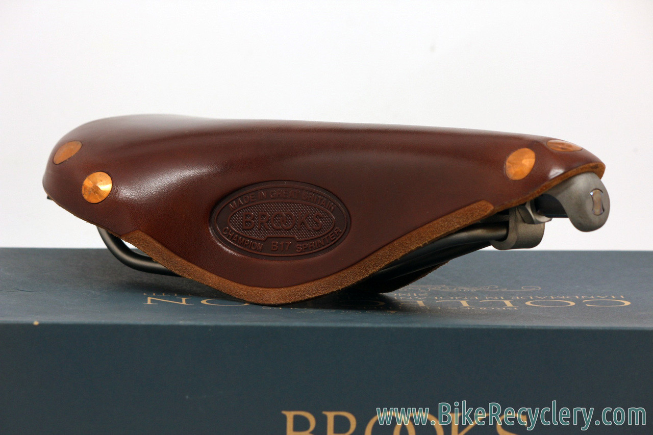 NIB/NOS Brooks B17 Champion Sprinter Saddle: Titanium Frame/Rails - Limited  Edition - 380g - Bike Recyclery