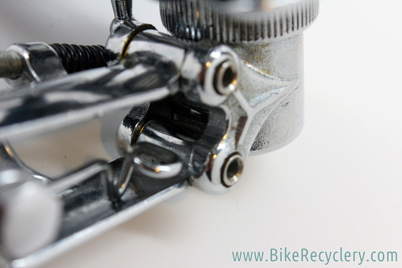 NOS 1st GEN Campagnolo Record Rear Derailleur Model 1020:  Steel-plated Bronze - 10t Pulleys - RARE & MINT