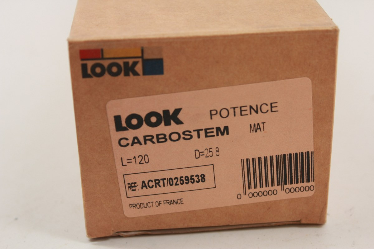 Potence Look Carbostem 100mm - 1 1/8 - 25,4 Mm - Noir - Occasion