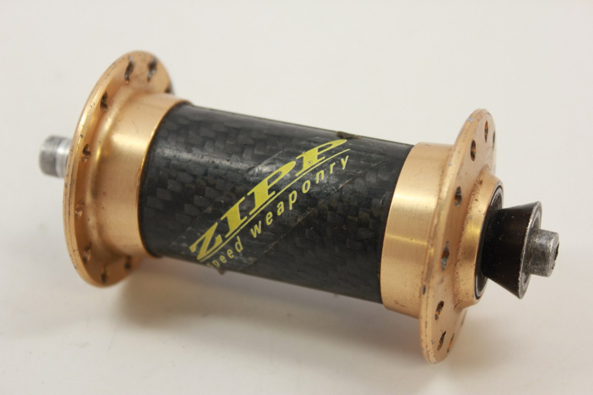 Zipp Ballistic Front Hub Carbon / Gold, 24H Bike Recyclery