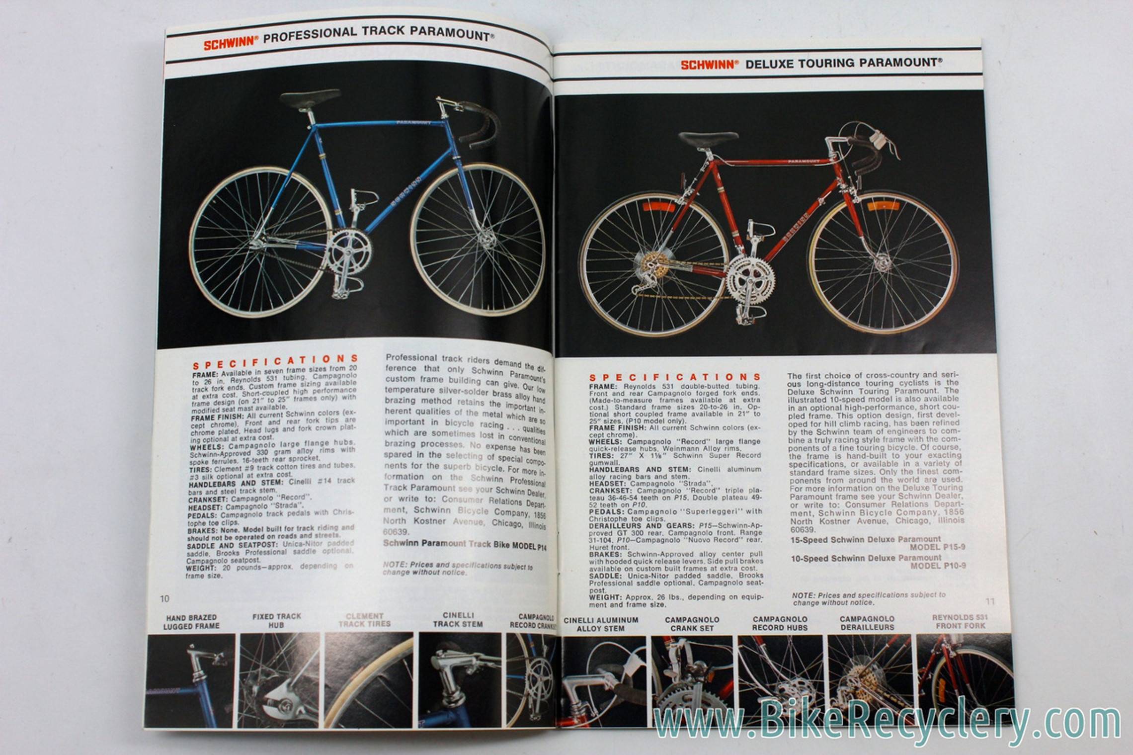 Vintage Schwinn Consumer Catalog / Brochure Collection