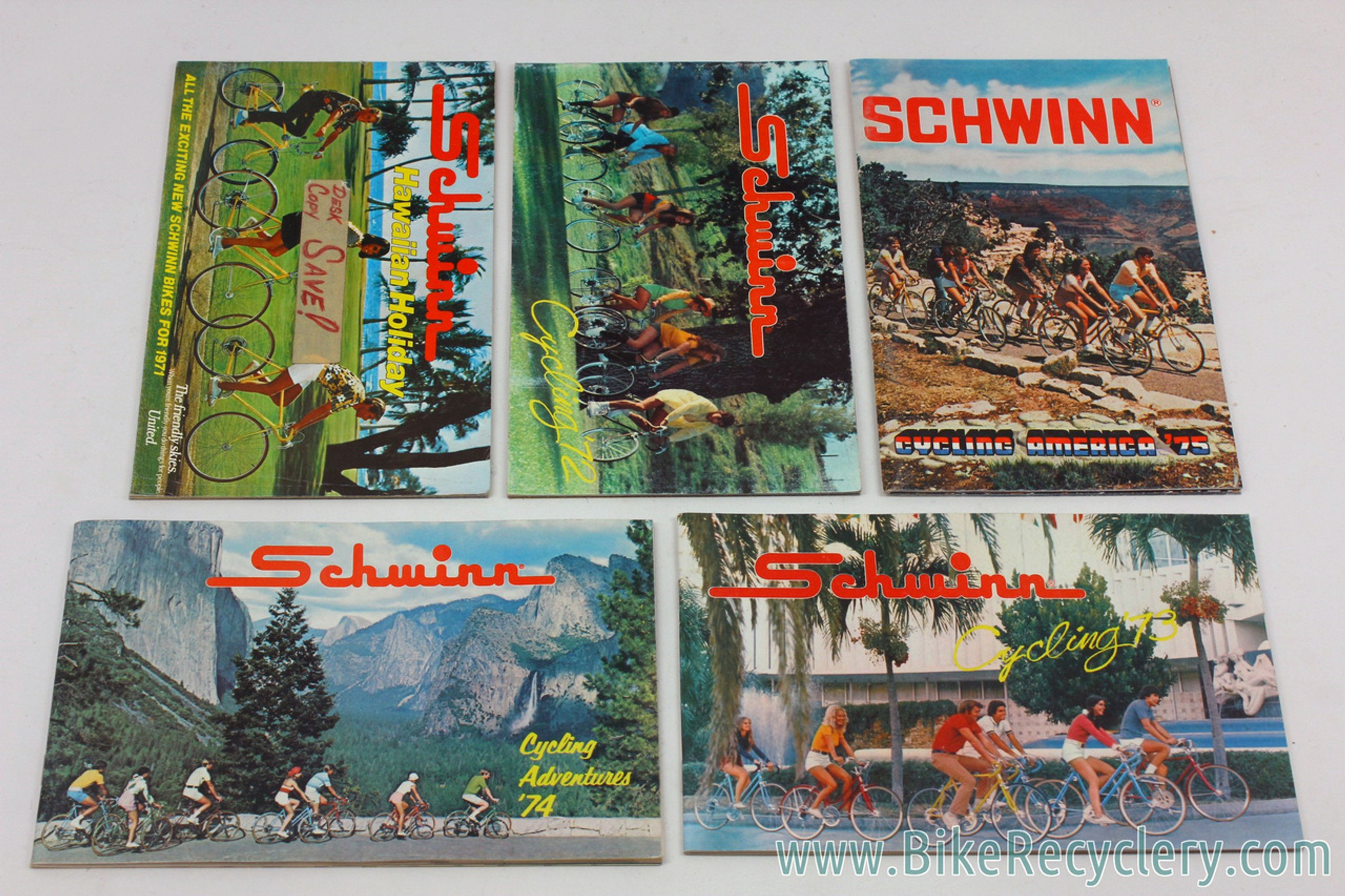 Vintage Schwinn Consumer Catalog / Brochure Collection Complete 1966
