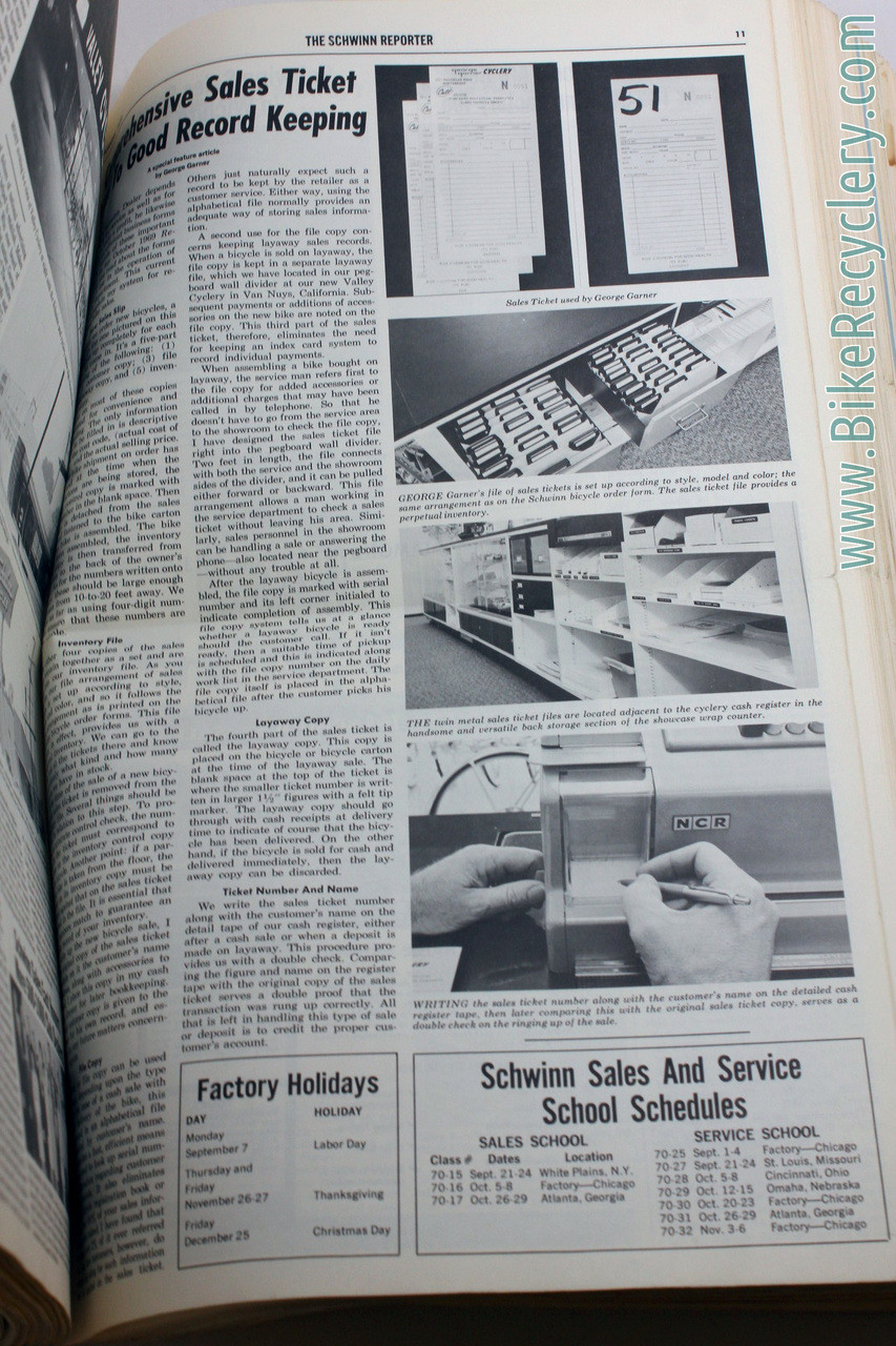 Schwinn Reporter Newspaper Lot: 155 Editions - 1965 to 1980