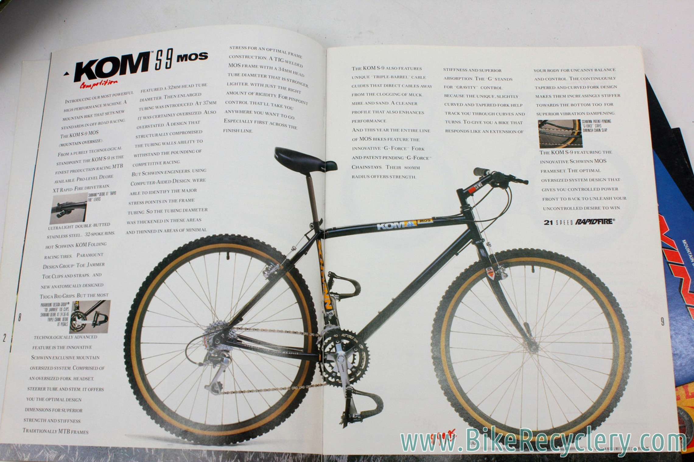 1990's Schwinn Consumer Catalog Set 1990 / 1995 / 1996 / 1998 / 2000