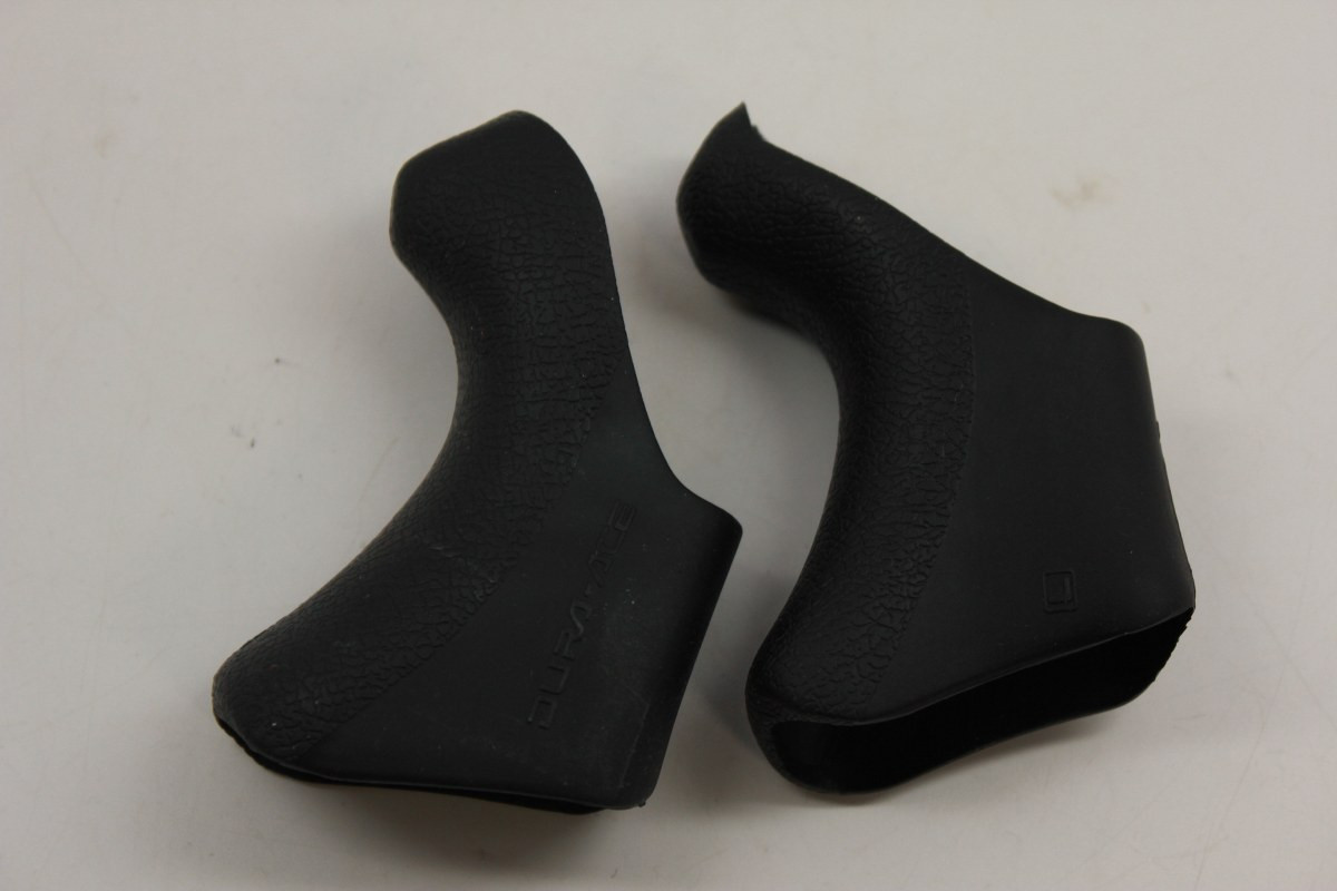 NOS Shimano Dura Ace Aero Brake Lever Hoods 7400/7402 Black Bike
