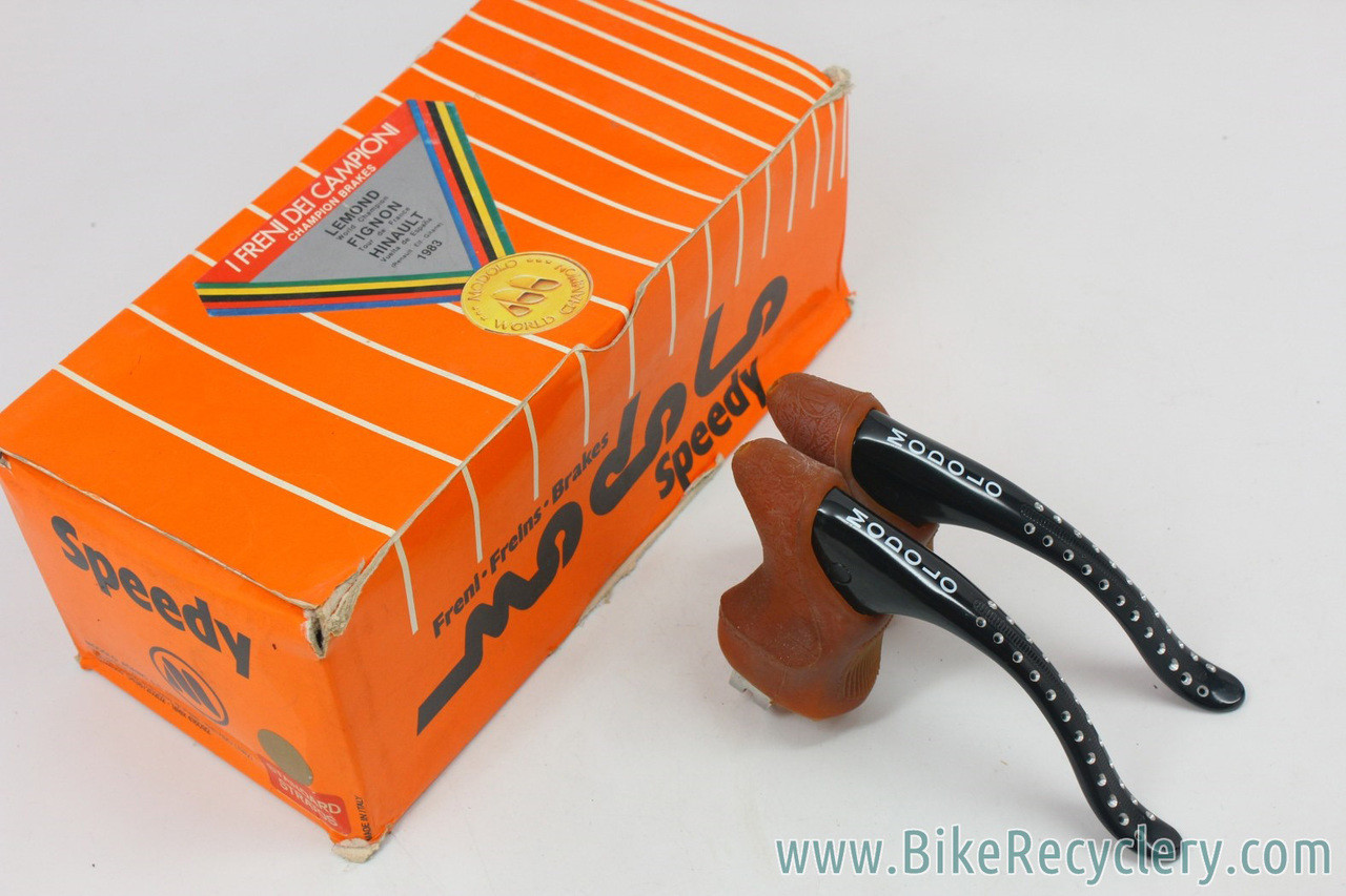 Vintage Modolo Professional Brake Levers: Non-Aero, Tan