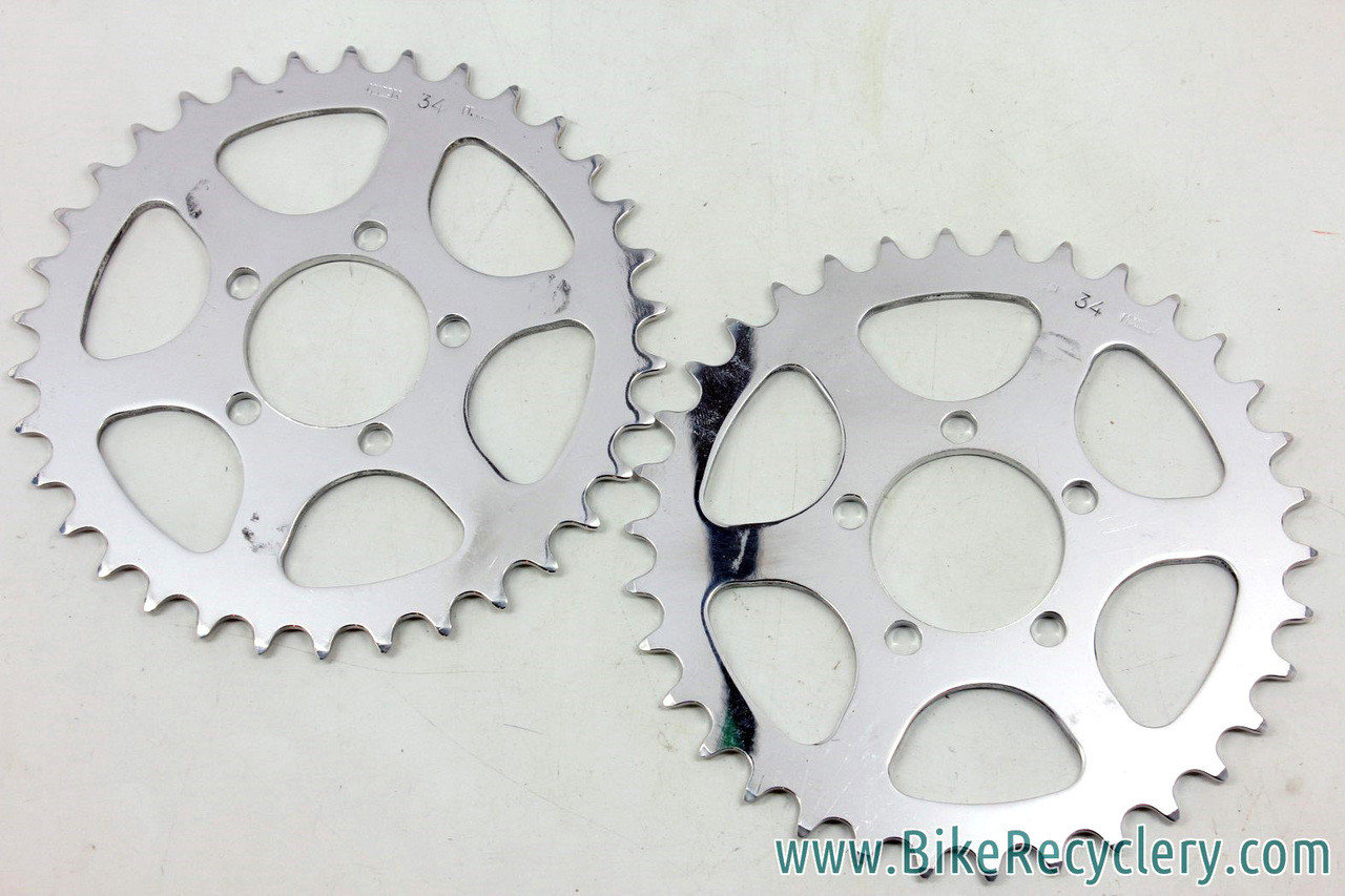 NOS TA Tandem Crossover Timing Chainring Set: 34t - Ref 201 - 50.4mm ...