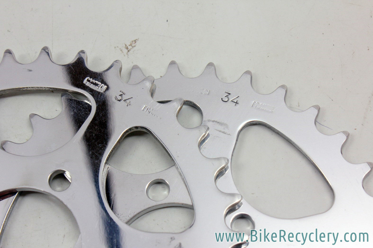 NOS TA Tandem Crossover Timing Chainring Set: 34t - Ref 201 - 50.4mm ...