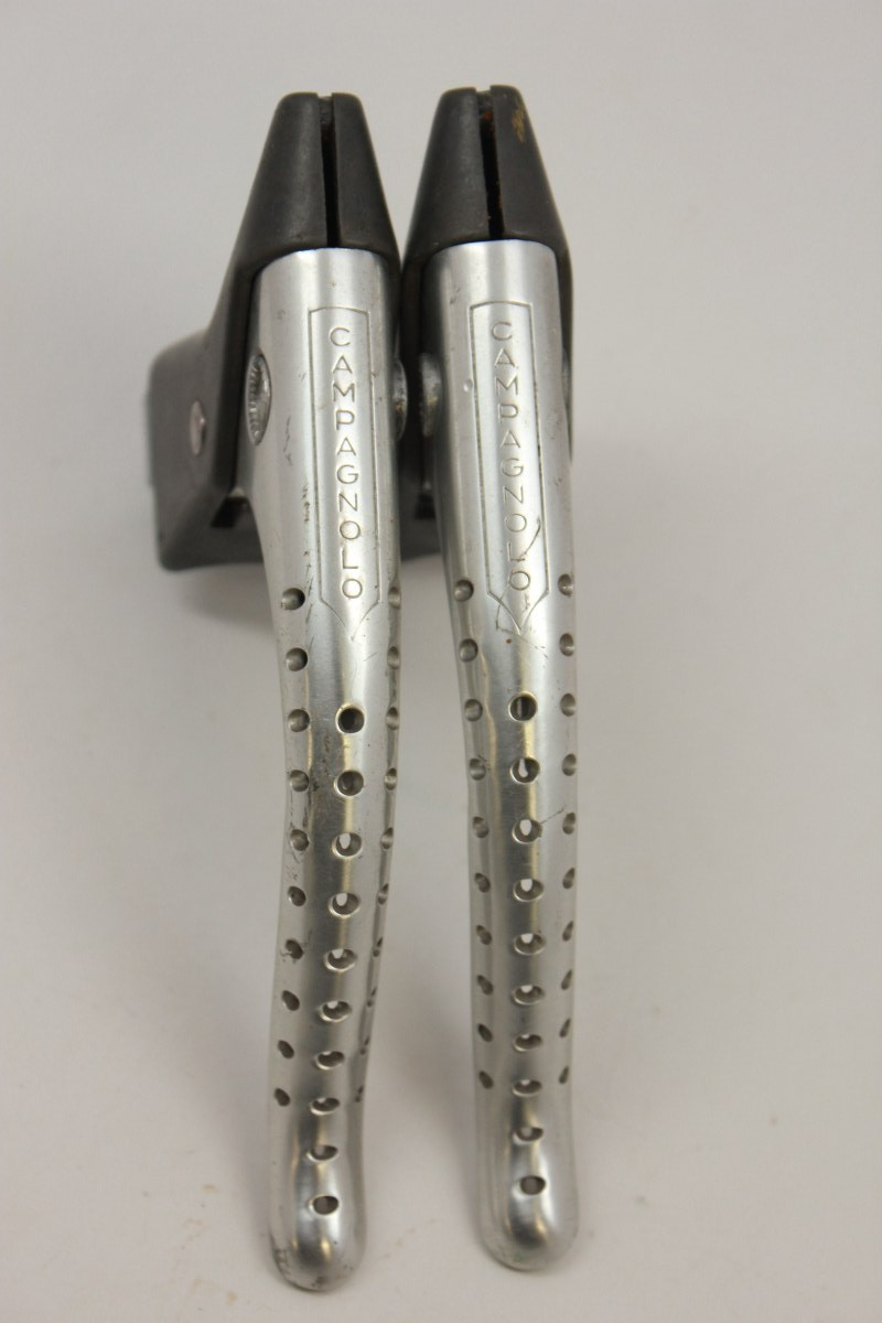 Campagnolo Super Record Brake Levers: Drilled, No Hoods EXC Bike