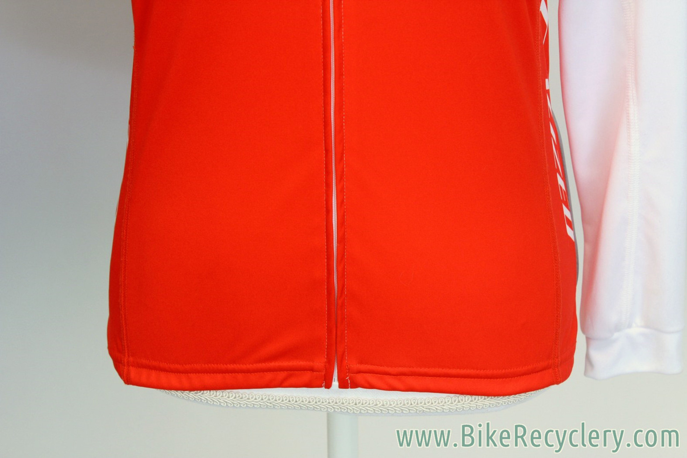 Team-Issued Specialized SL Pro Long Sleeve Jersey: Medium - Howard Grotts Worn - Lightweight - Red & White (MINT+)