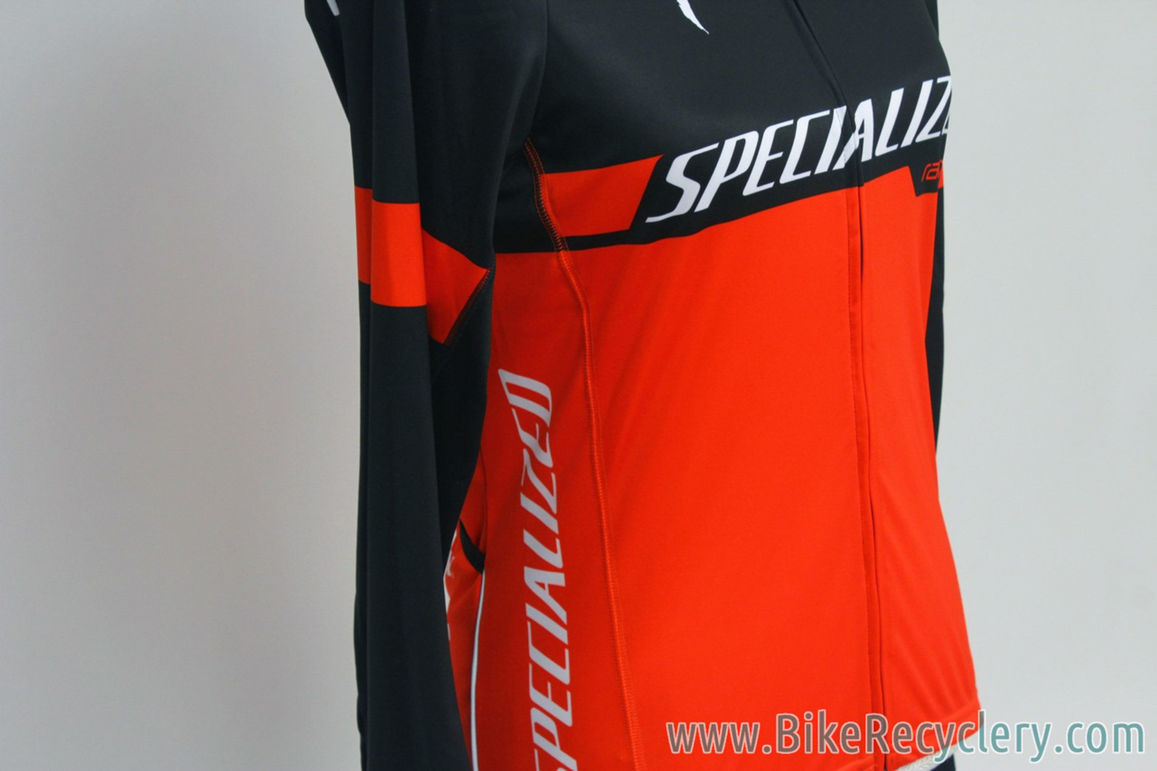 2017 Pro Team-Issued Specialized SL Pro Long Sleeve Jersey: Medium - Lightweight - World Champ Stripes / Red / White (NEW)