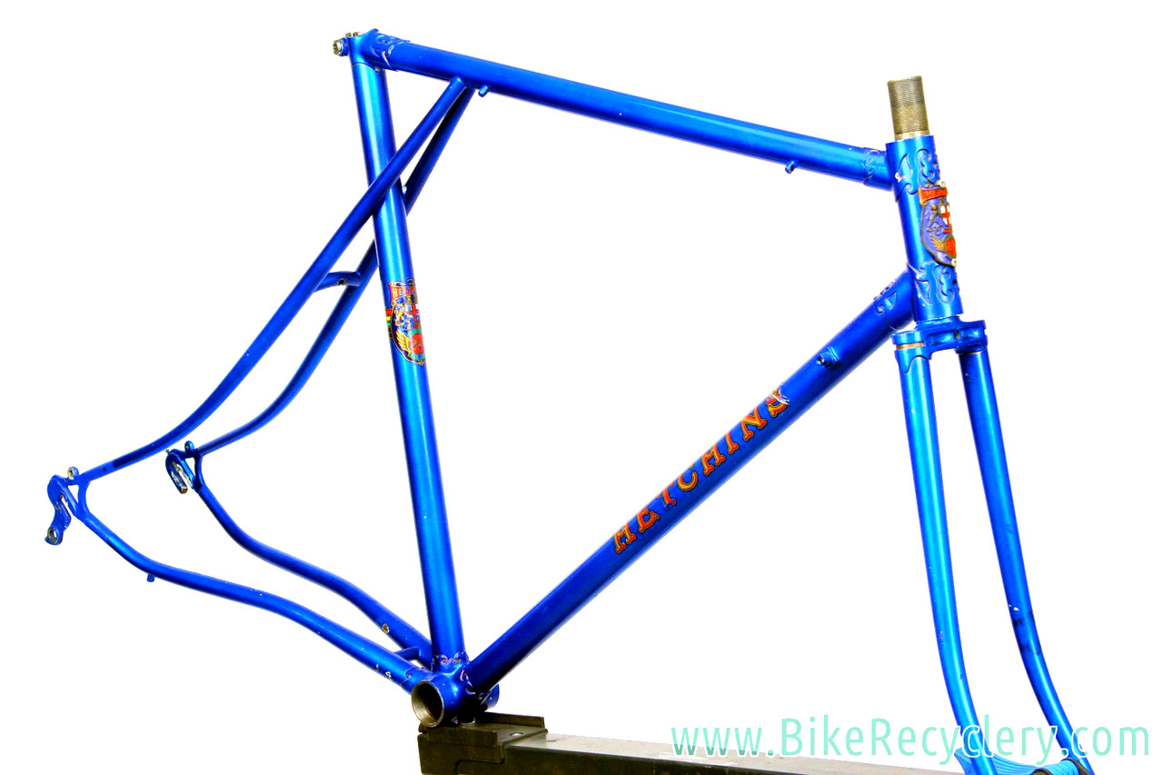 Hetchins Magnum Bogus Hellenic Curly Stay Frame & Fork: 1950 Phase 1 Opus Lugs & Bi-plane Crown - 56cm - Built by Harry Butler