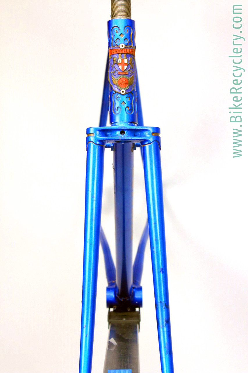 Hetchins Magnum Bogus Hellenic Curly Stay Frame & Fork: 1950 Phase 1 Opus Lugs & Bi-plane Crown - 56cm - Built by Harry Butler