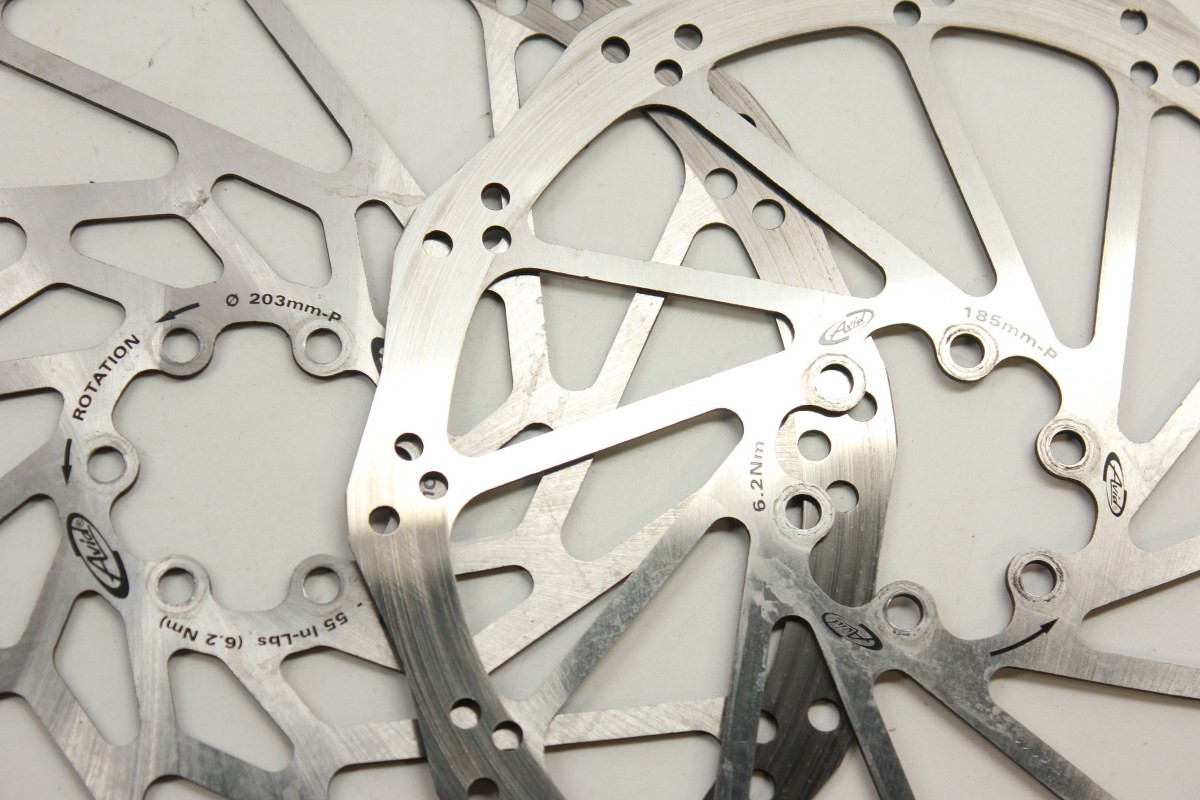 Avid Juicy Five (5) Disc Brake Set: 203mm / 185mm Rotors, Black - Bike ...