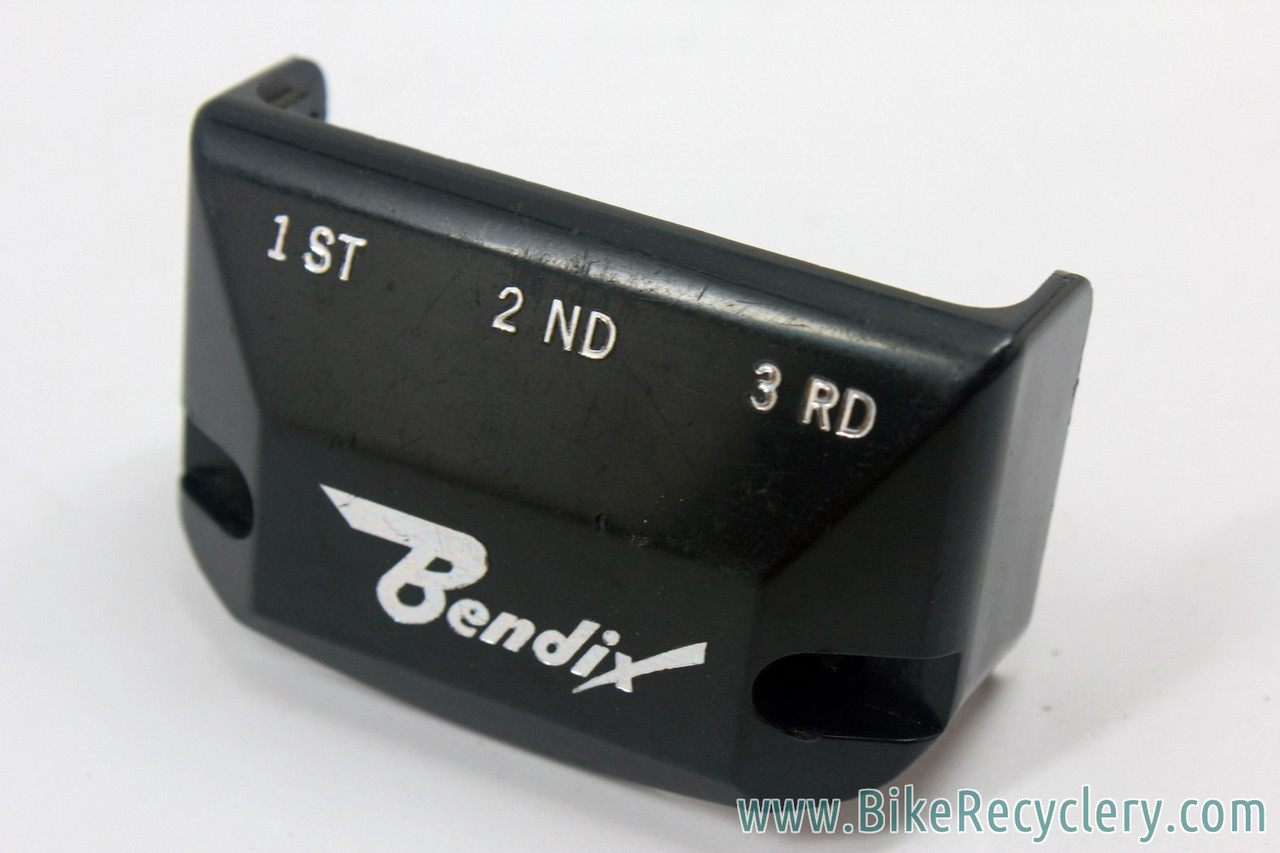 NOS Bendix Stick Shift Faceplate Cover: 3sp - Black - Bike Recyclery