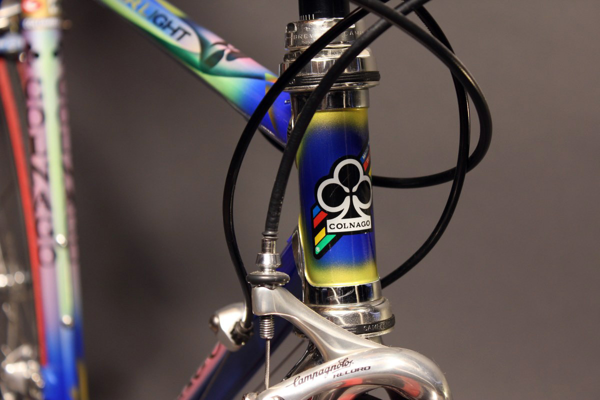 1995 NOS 51cm Colnago Master Light Art Decor! Campagnolo Racing T / Record 8-speed Rare Parts