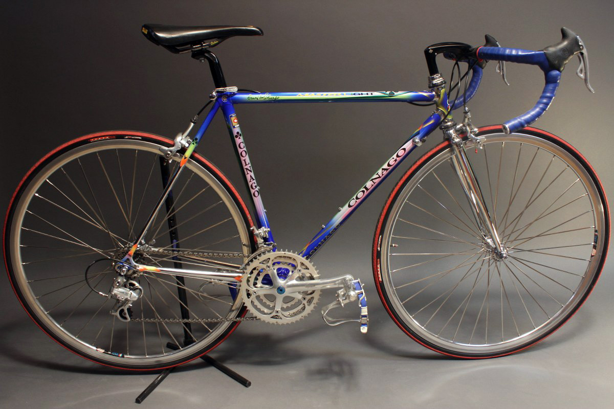 1995 NOS 51cm Colnago Master Light Art Decor! Campagnolo Racing T / Record 8-speed Rare Parts
