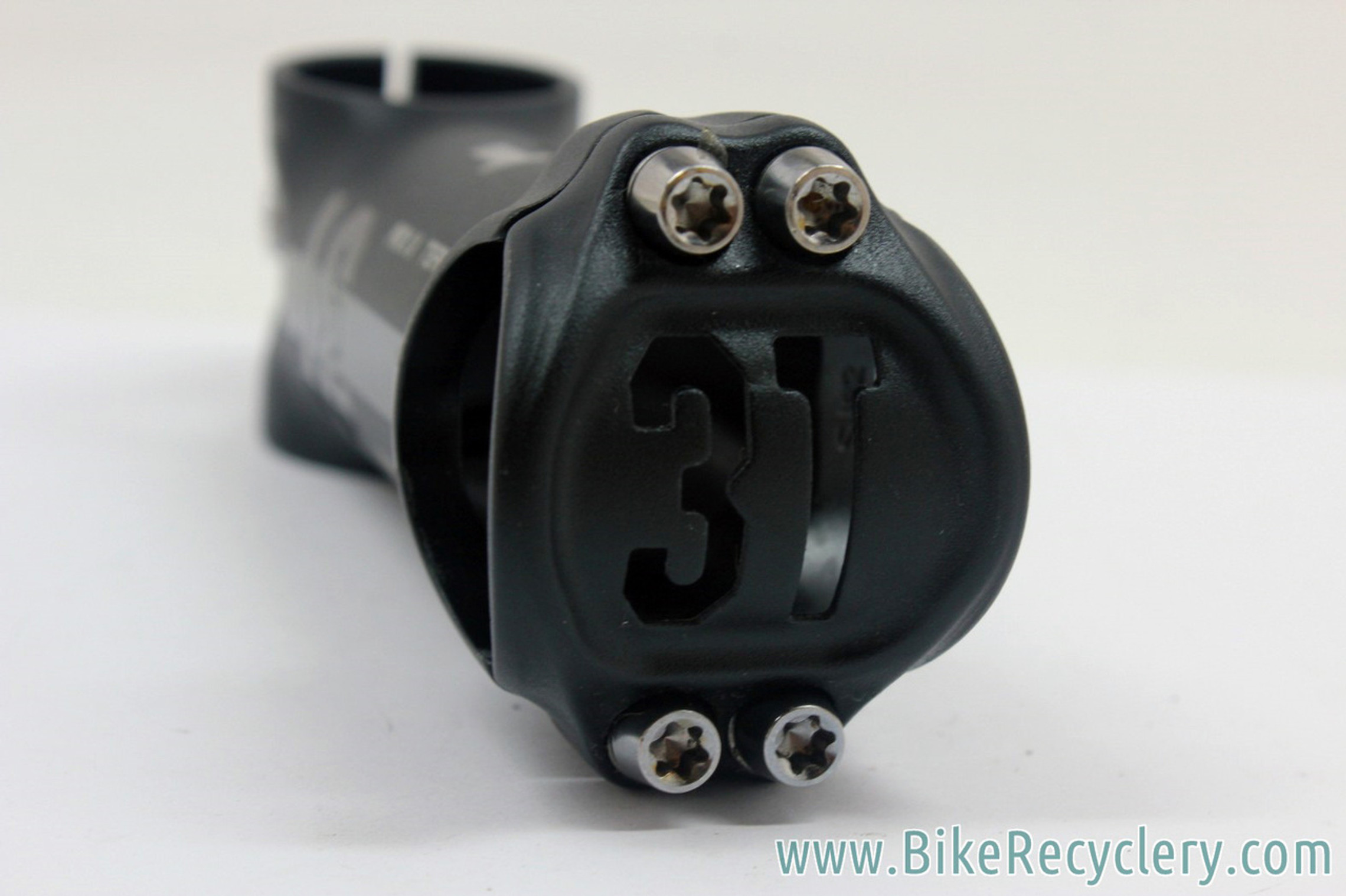 3T ARX II Team Stealth Black Threadless Stem: 100mm x 31.8mm - 1 1/8