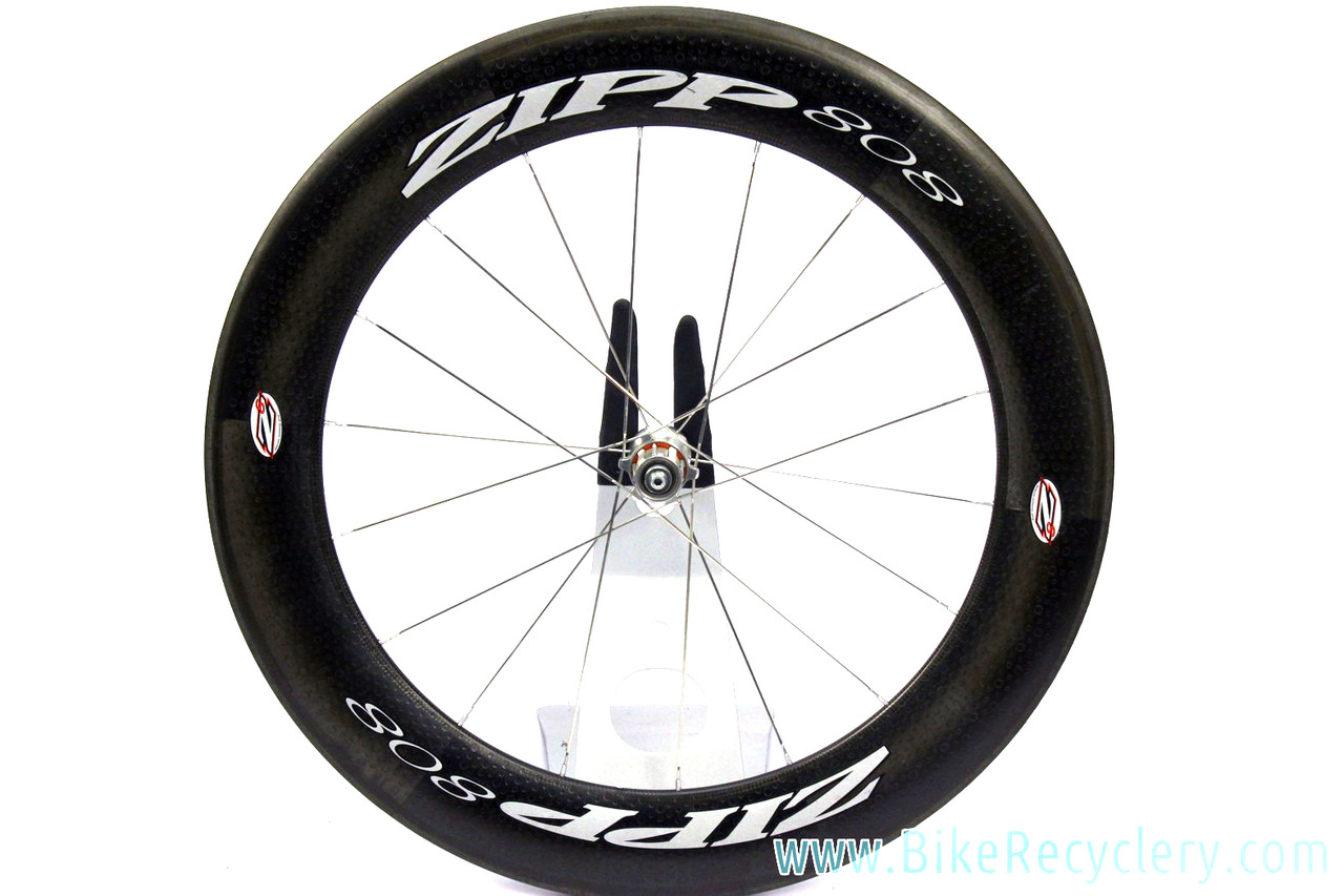 ZIPP 808 Dimpled Carbon Rear Wheel: Tubular - 700c - 18H - Shimano